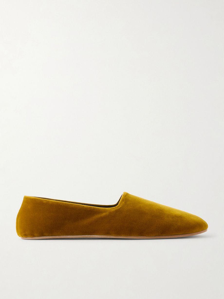 Ponti velvet flats by THE ROW