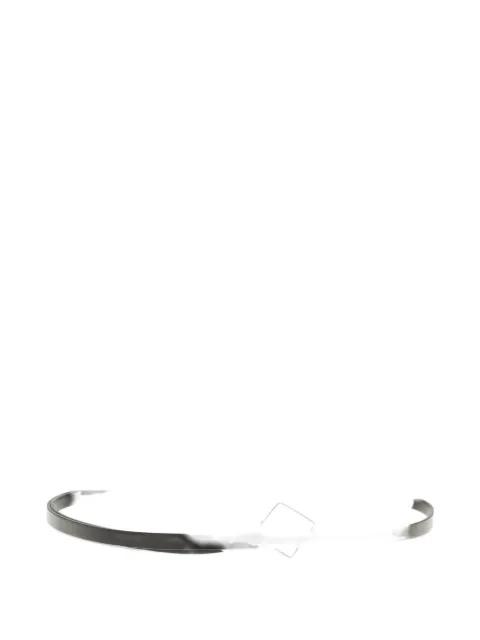 Rhombe leather belt by THE ROW