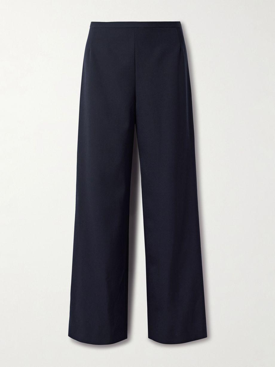 Roger wool-gabardine wide-leg pants by THE ROW
