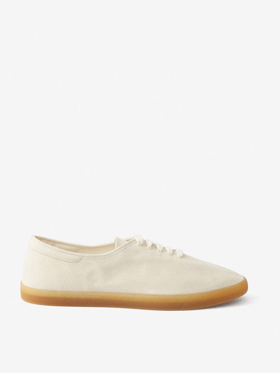 Sam cotton-blend canvas trainers by THE ROW