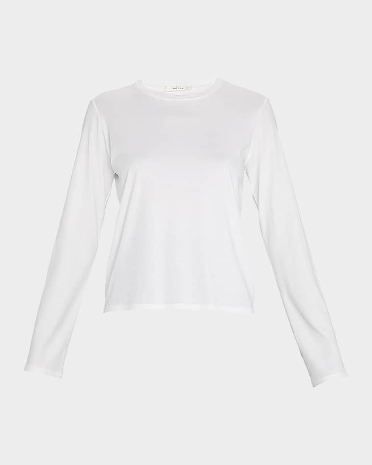 Sherman Cotton Jersey Long-Sleeve T-Shirt by THE ROW