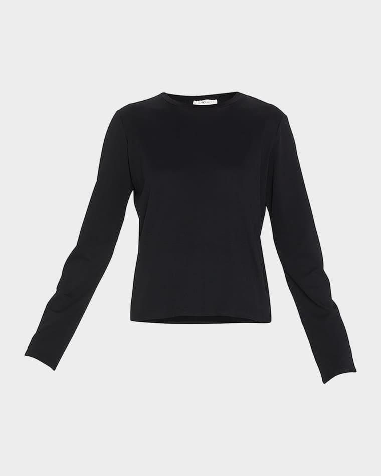 Sherman Cotton Jersey Long-Sleeve T-Shirt by THE ROW