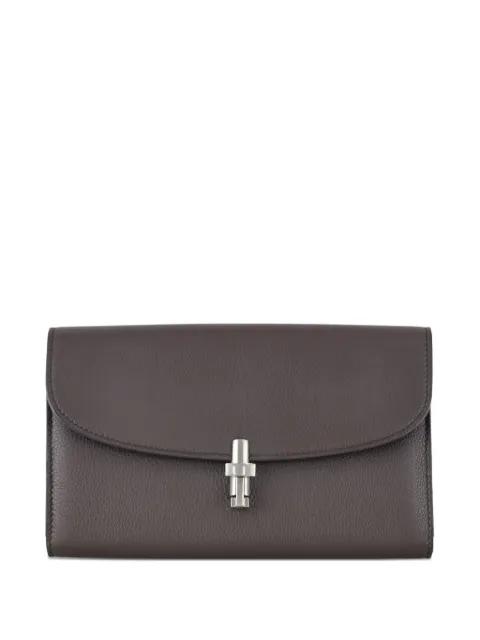 Sofia clasp-fastening continental wallet by THE ROW