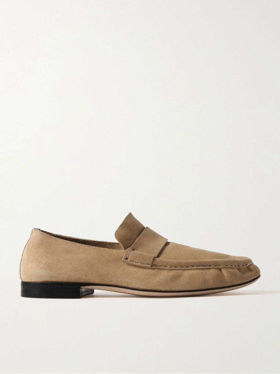 Soft suede loafers by THE ROW