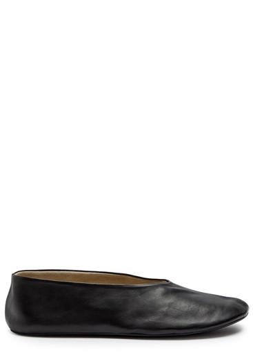 Stella leather ballet flats by THE ROW