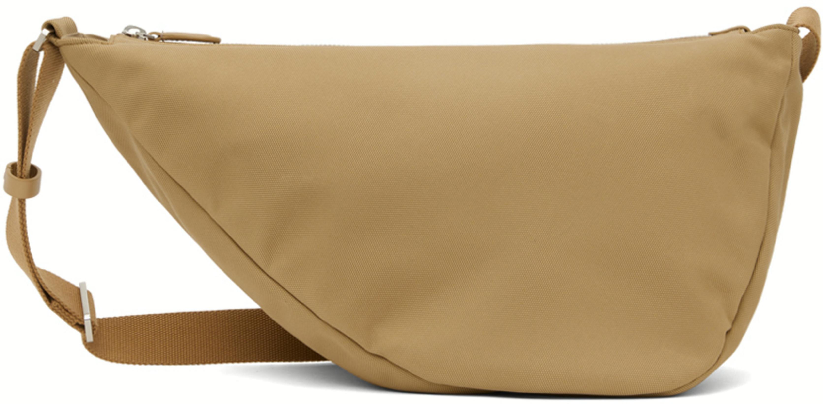 Tan Slouchy Banana Two Bag by THE ROW