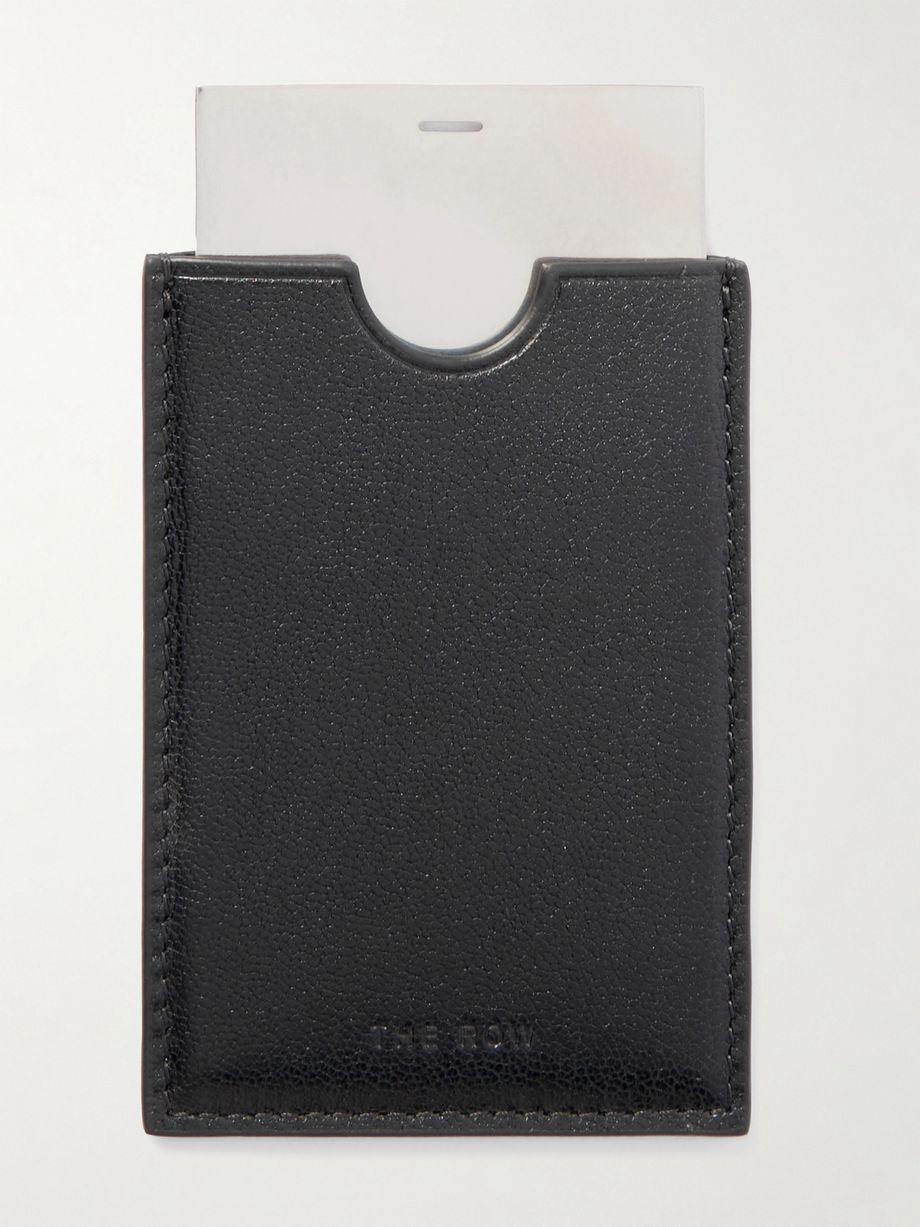 Textured-leather mirror case by THE ROW