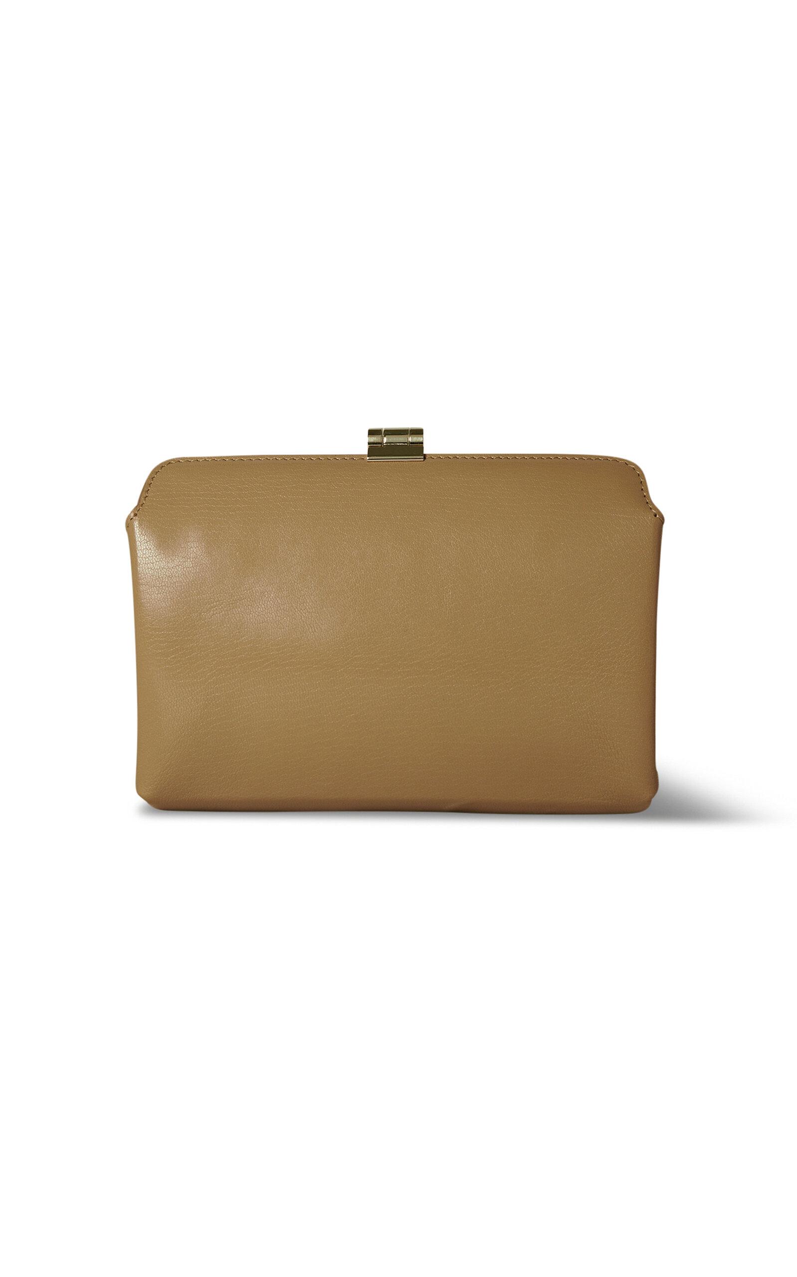 The Row - Amazon Leather Clutch - Neutral - - Moda Operandi by THE ROW The Row - Amazon Leather Clutch - Neutral - - Moda Operandi by THE ROW