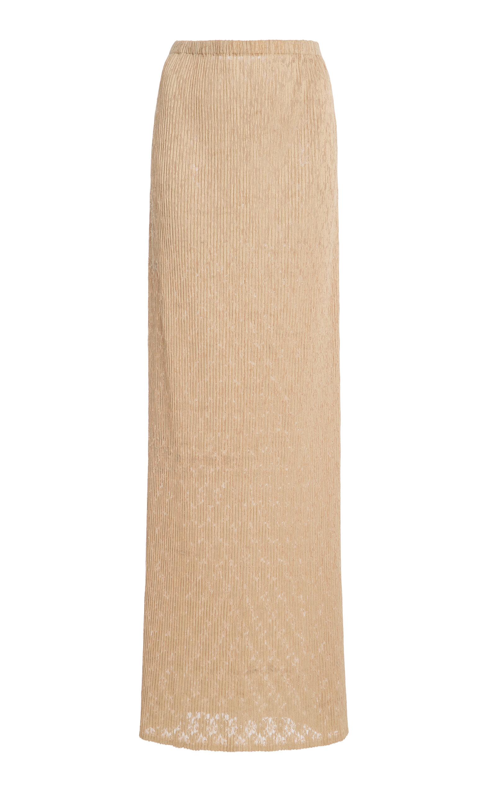The Row Bandi Plissé Lace Maxi Skirt - Moda Operandi by THE ROW