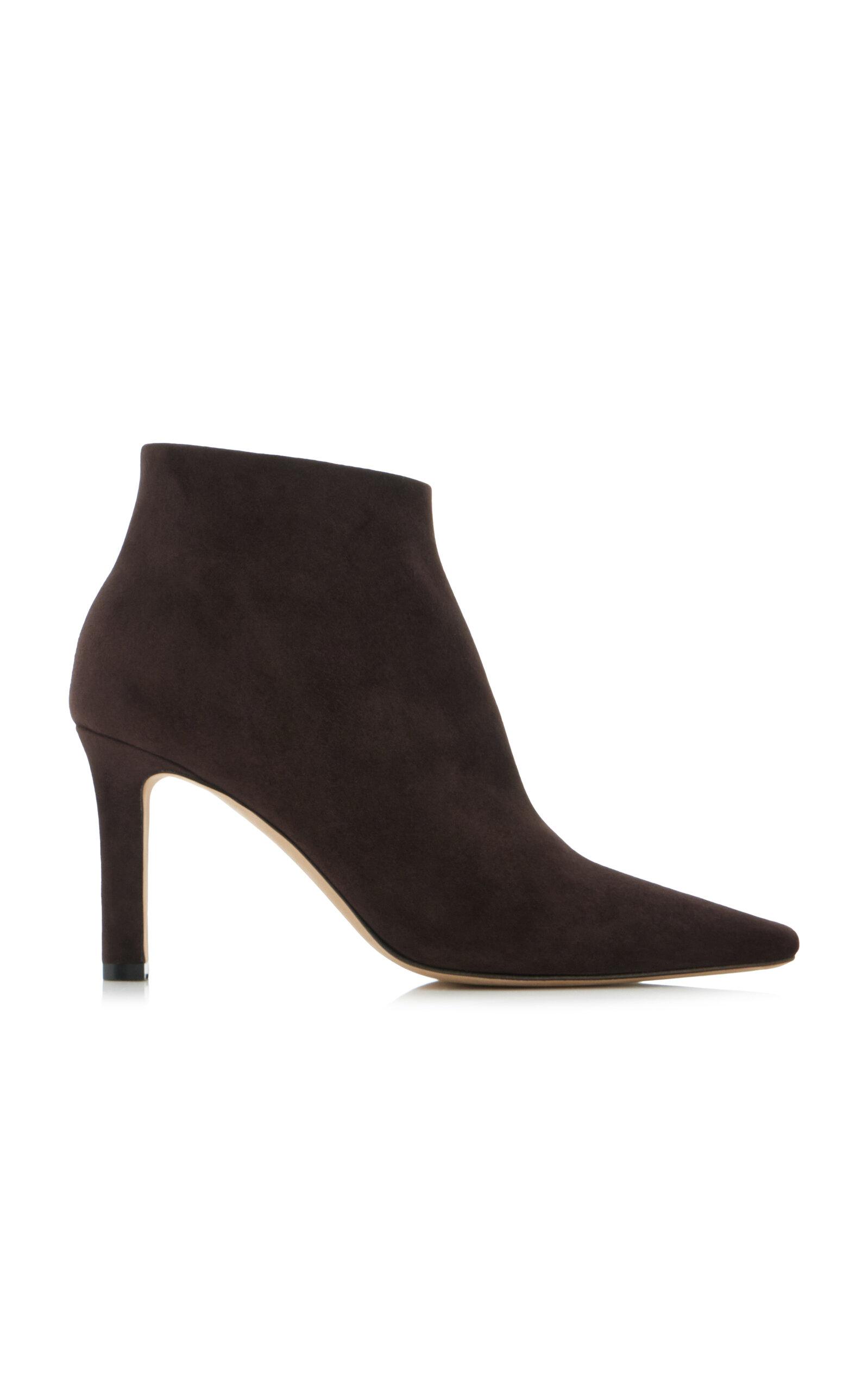The Row Carla Suede Boots - Moda Operandi by THE ROW