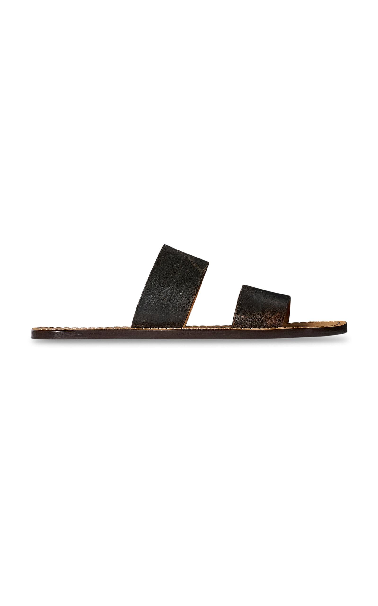 The Row Charlie Suede Sandals - Moda Operandi by THE ROW