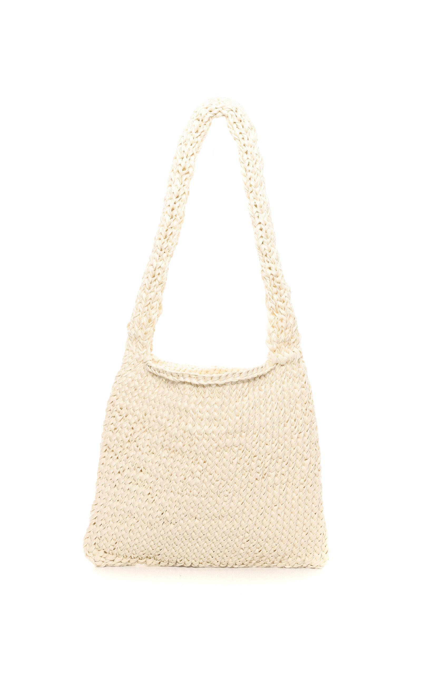 The Row Didion Knit Cotton Shoulder Bag - Moda Operandi by THE ROW