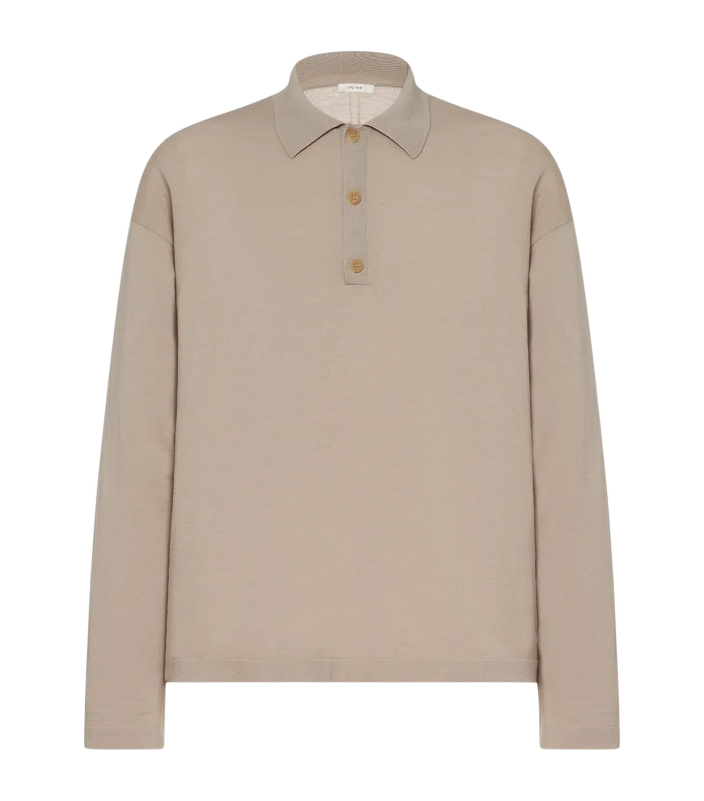 The Row Djon Wool Polo Sweater by THE ROW