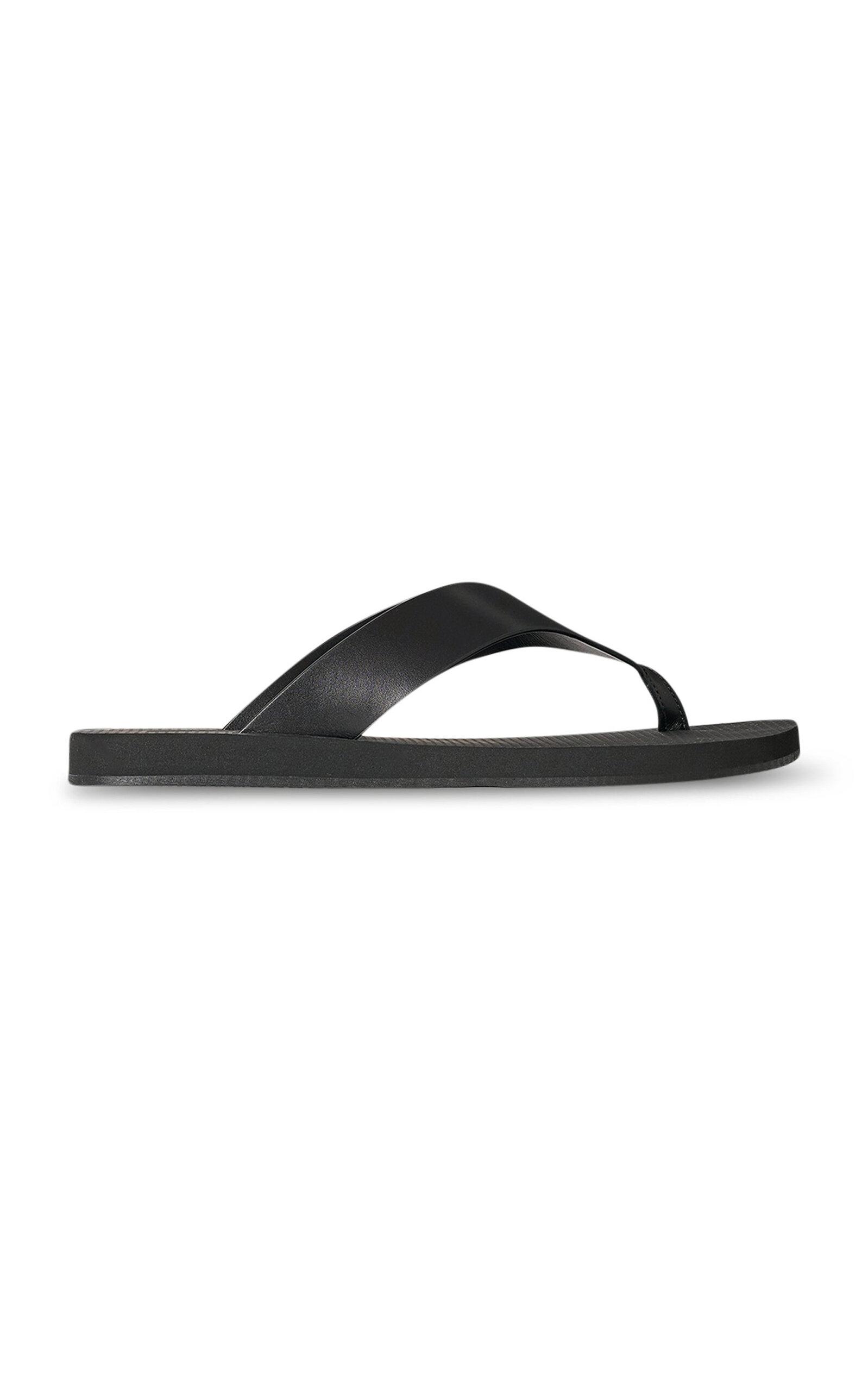 The Row Dune Classic Ginza Leather Sandals - Moda Operandi by THE ROW