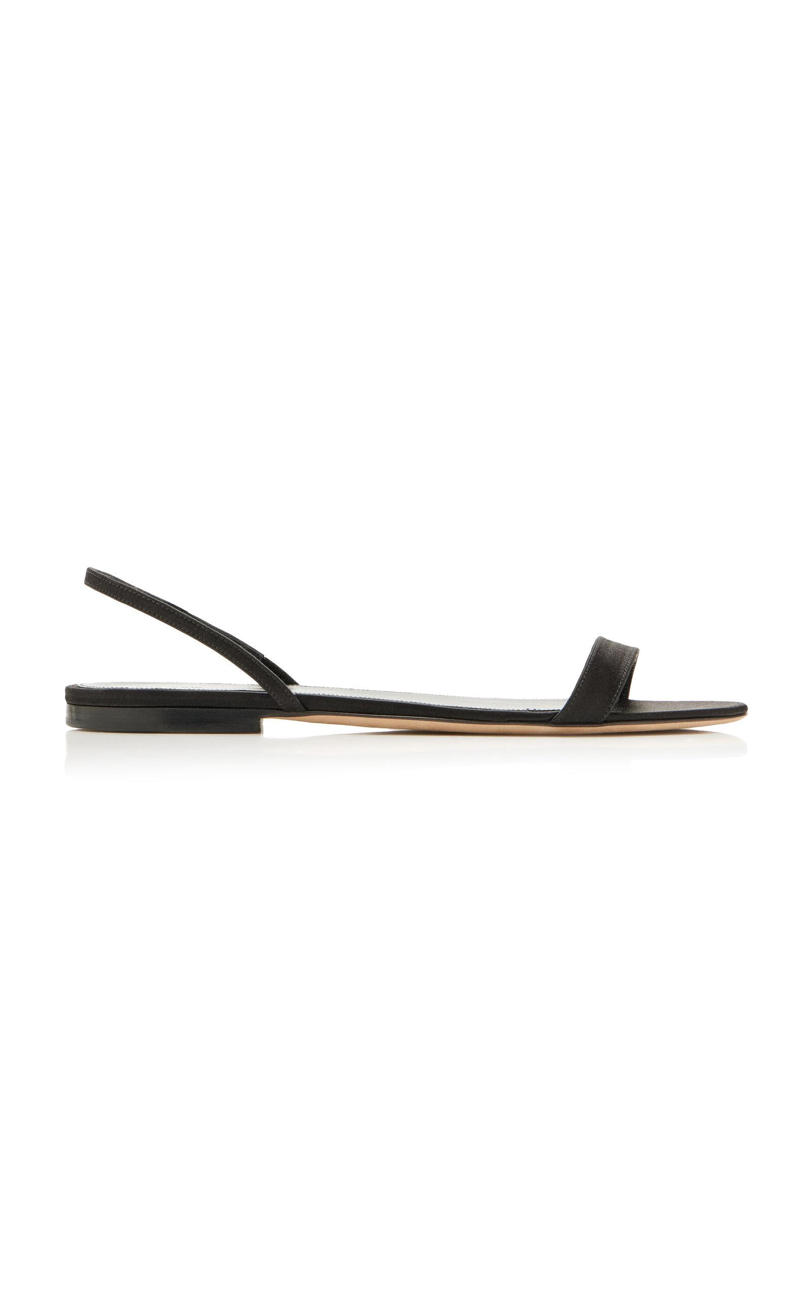The Row Ella Leather Sandals - Moda Operandi by THE ROW