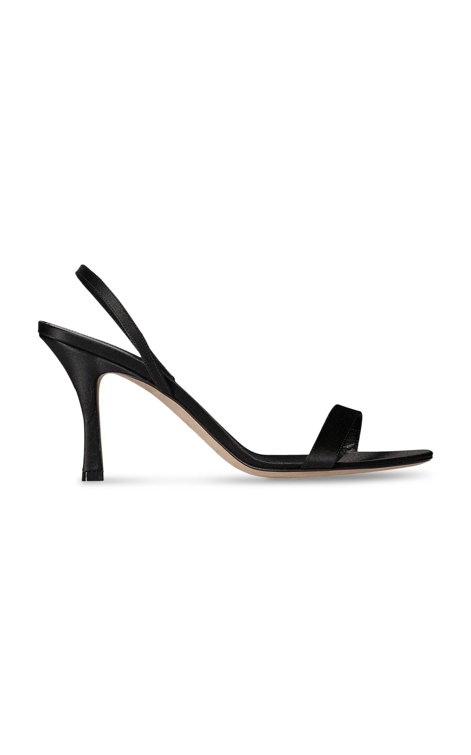 The Row Ella Satin Slingback Sandals - Moda Operandi by THE ROW