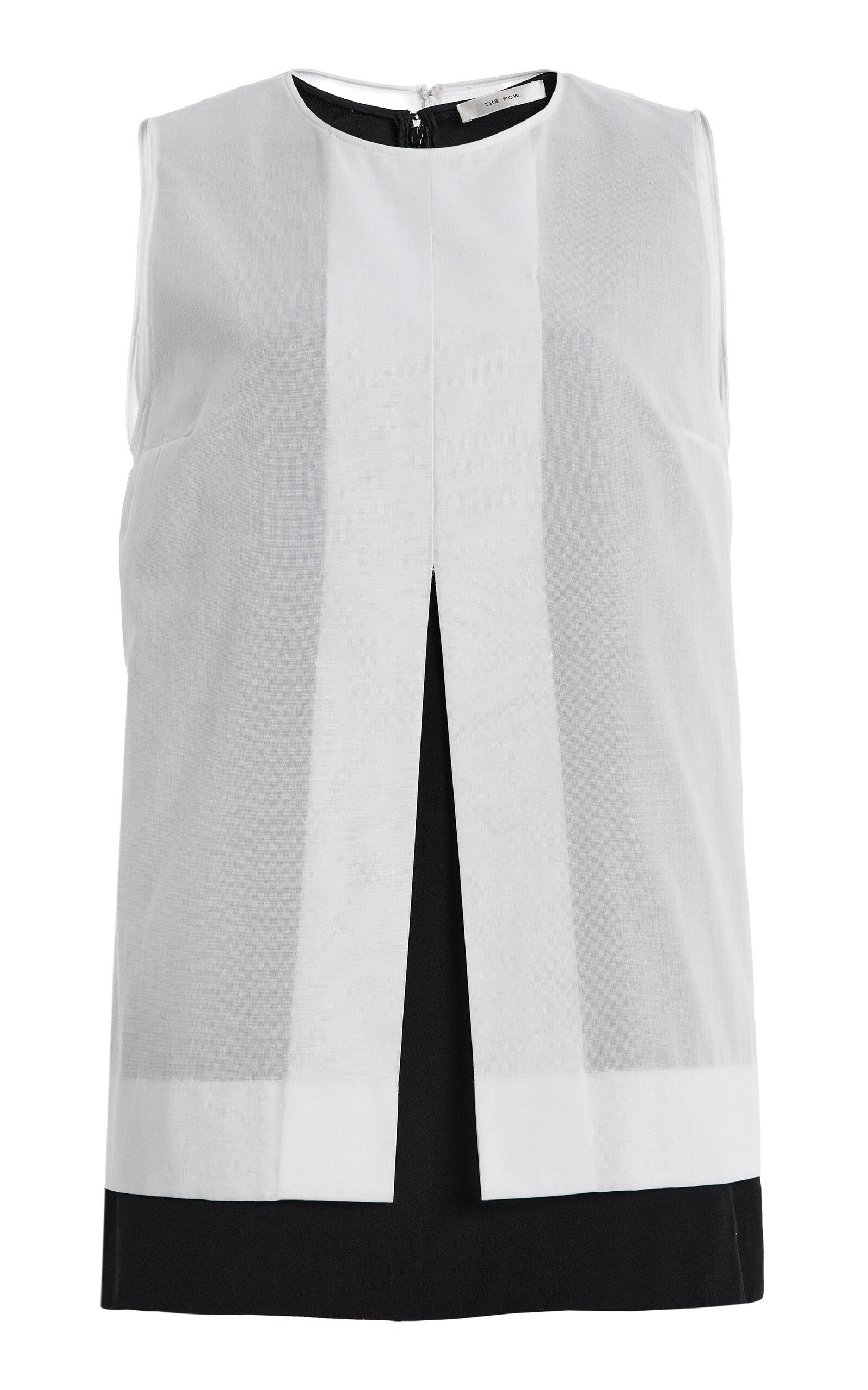 The Row Enzel Layered Cotton Top - Moda Operandi by THE ROW