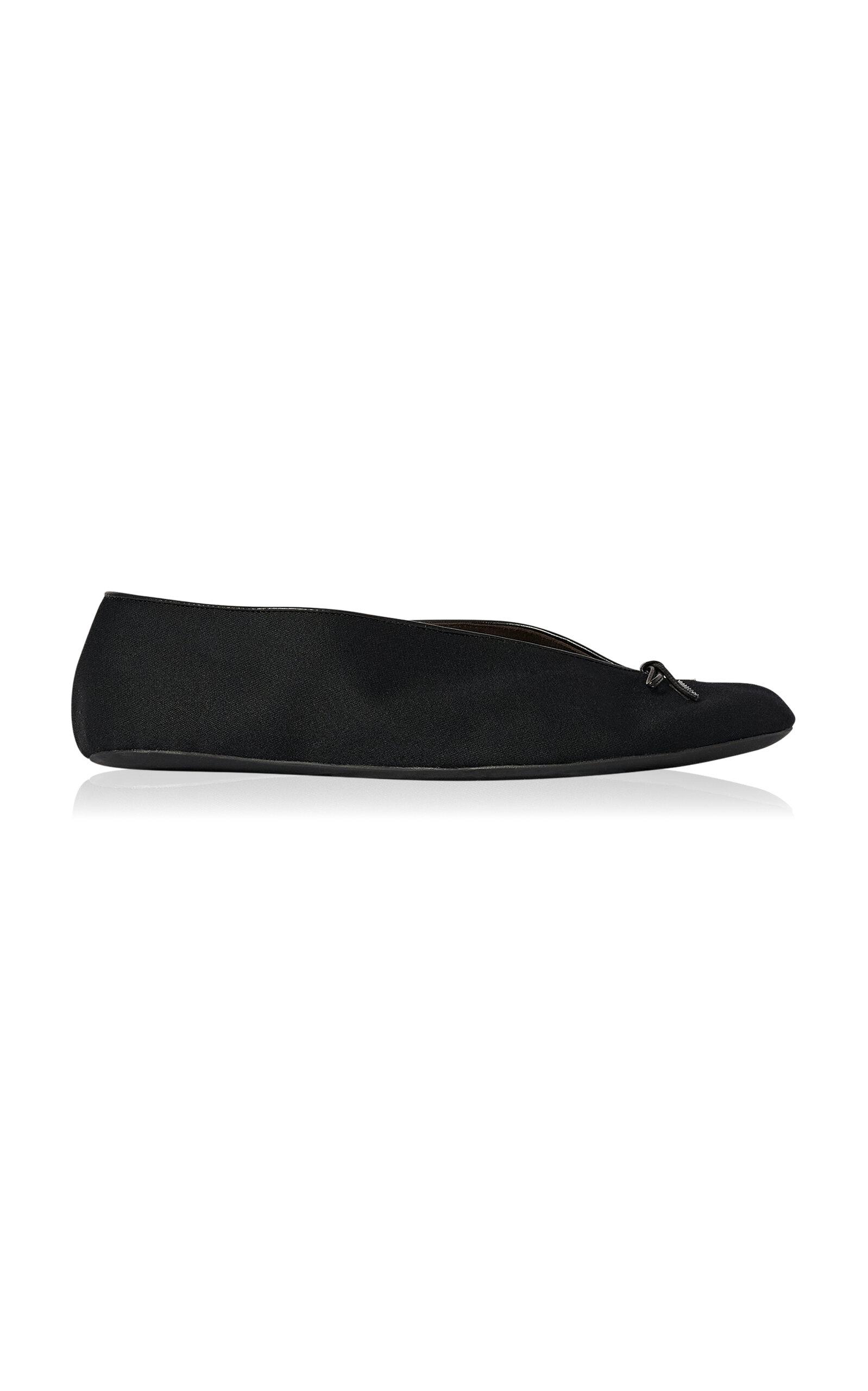 The Row Fay Bow Wool Flats - Moda Operandi by THE ROW
