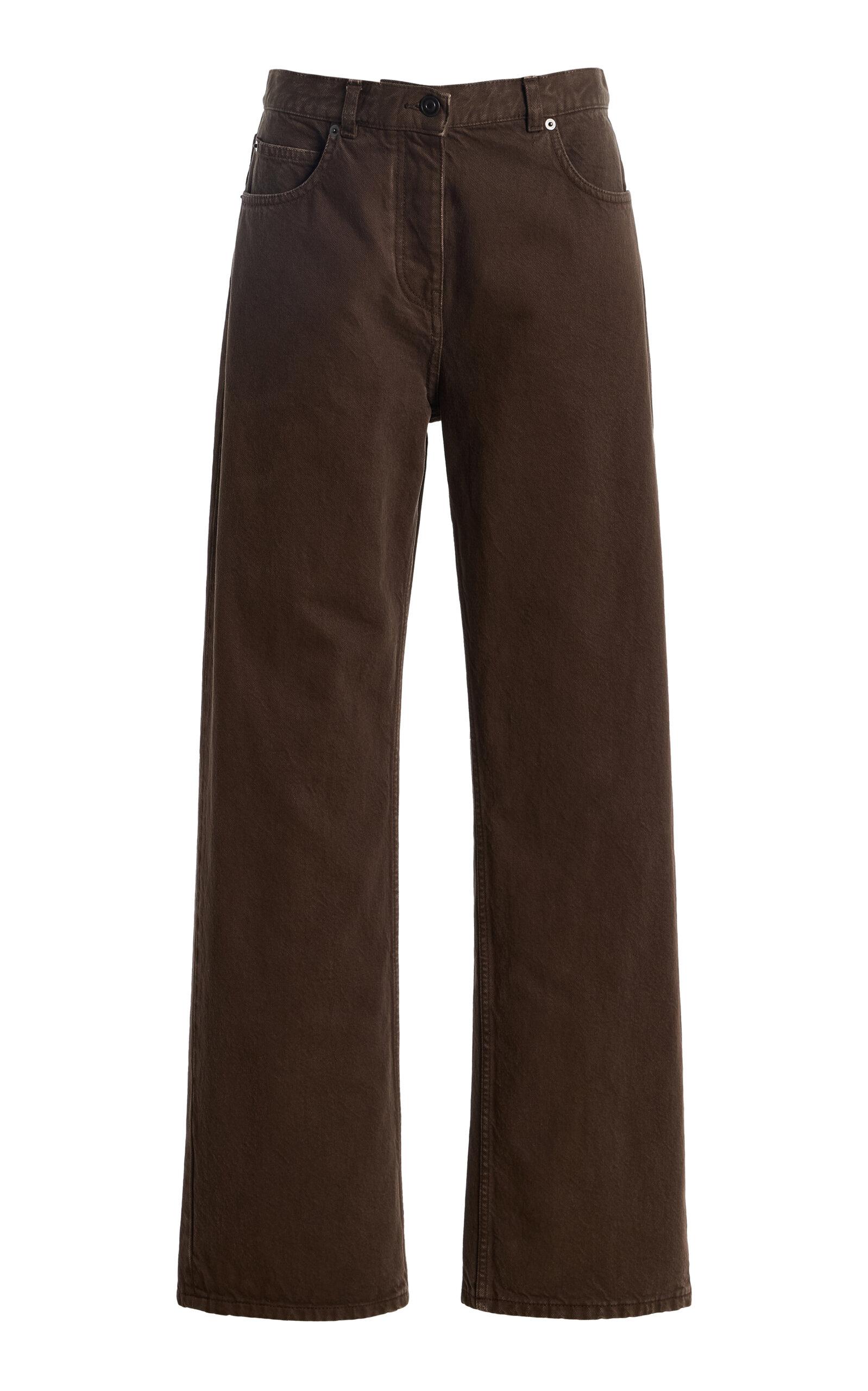 The Row Finbar Garment-Dyed Jeans - Moda Operandi by THE ROW
