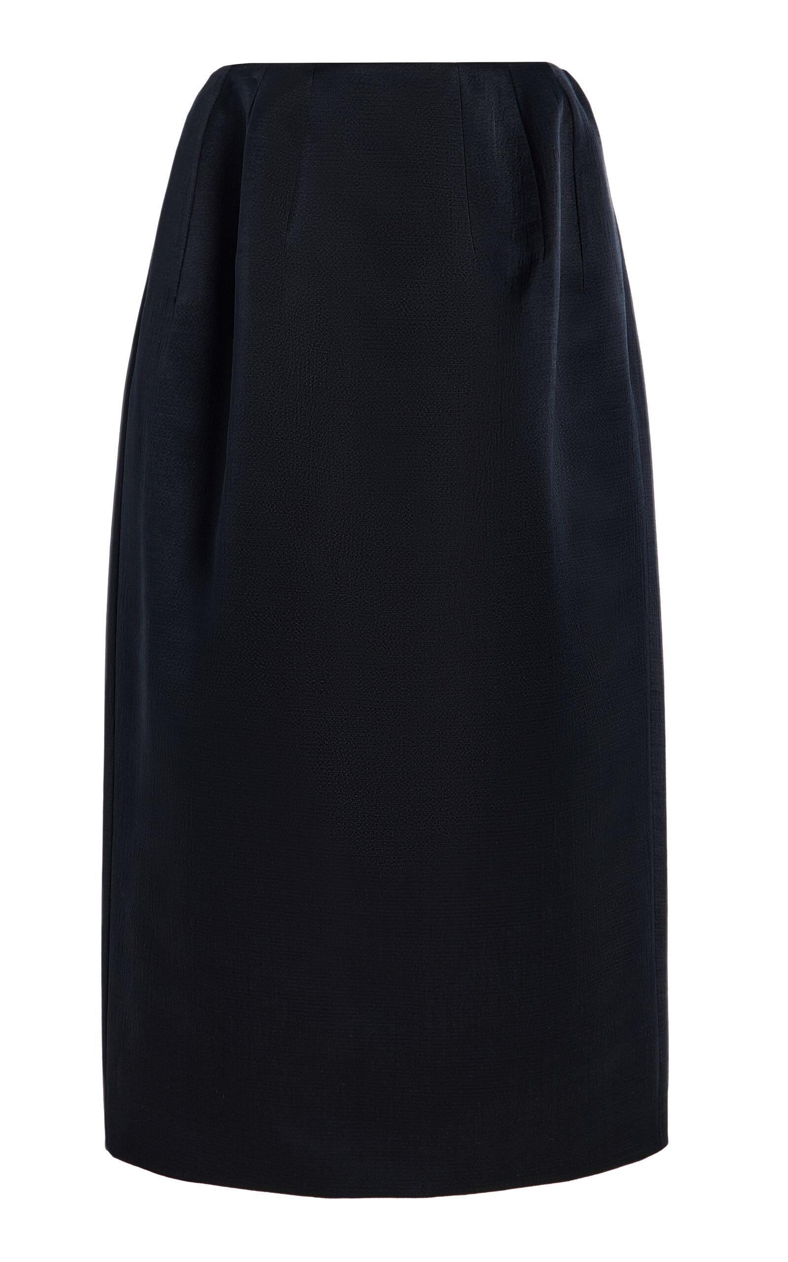 The Row Gamin Wool-Silk Midi Skirt - Moda Operandi by THE ROW