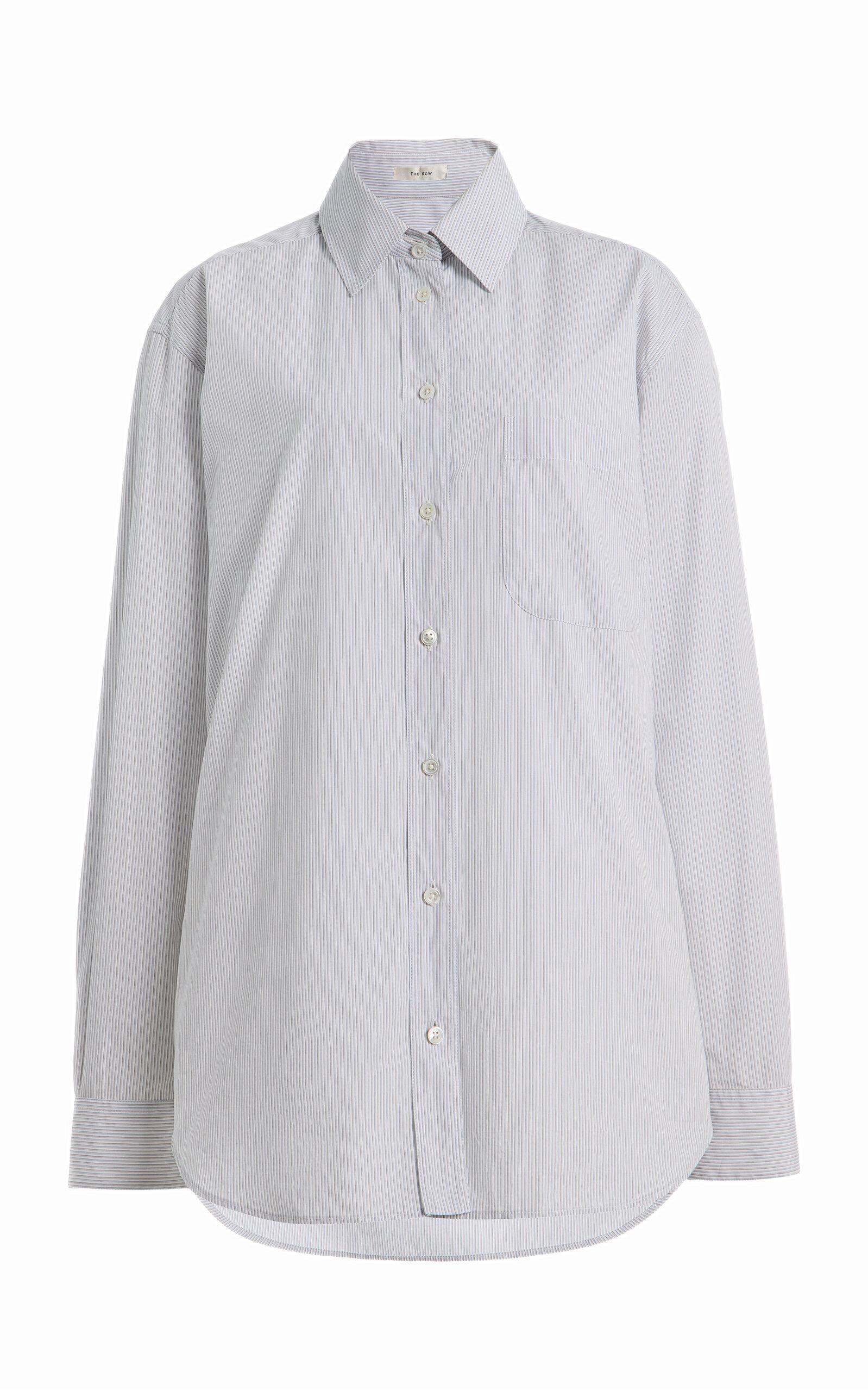 The Row Gavina Cotton Poplin Shirt - Moda Operandi by THE ROW