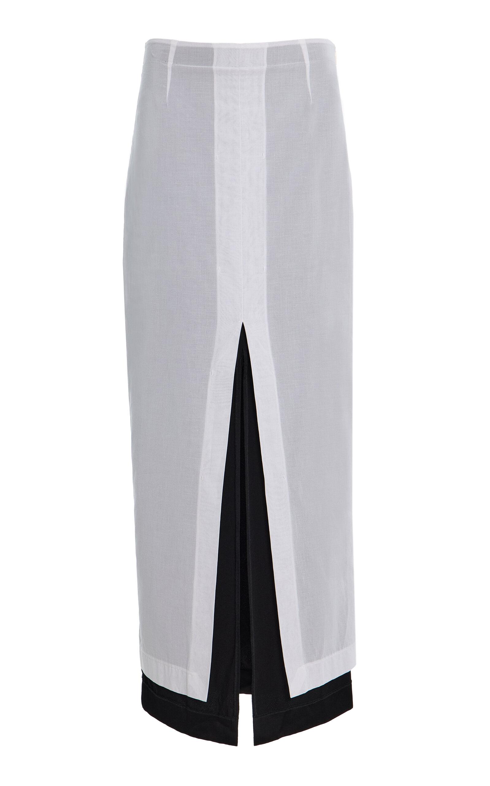 The Row Ismara Layered Cotton Maxi Skirt - Moda Operandi by THE ROW