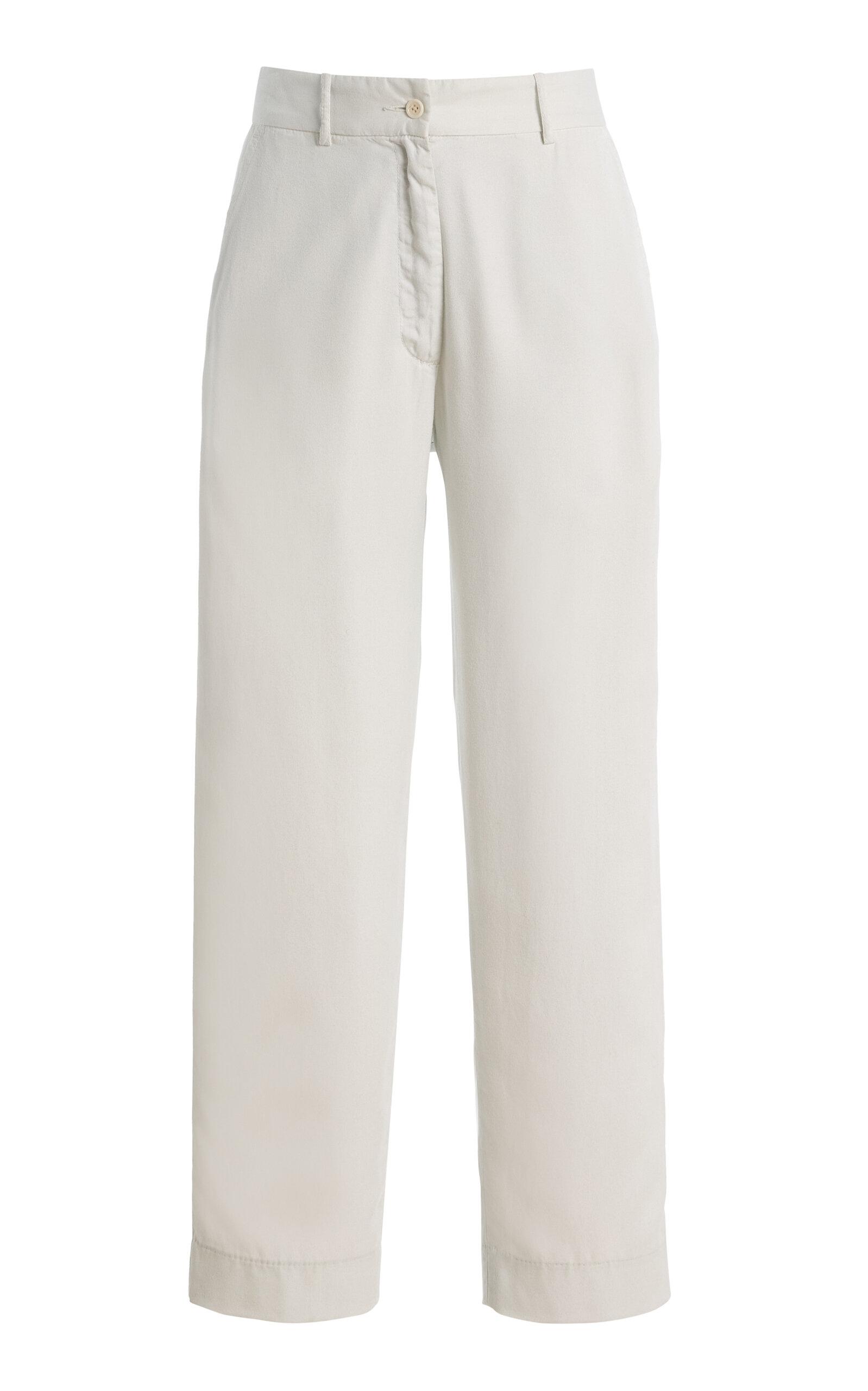 The Row Karsten Washed Cotton Pants - Moda Operandi by THE ROW