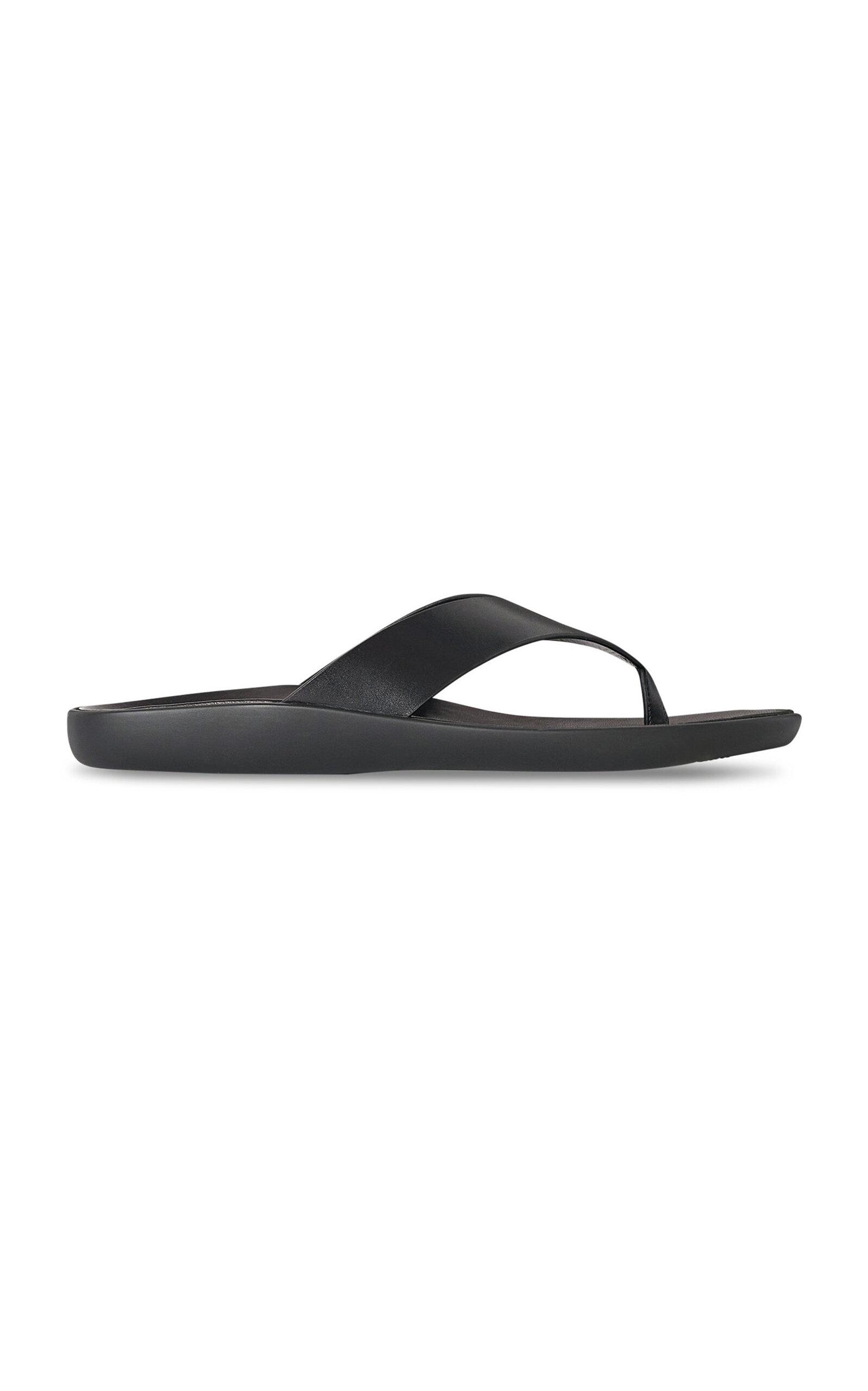 The Row Leger Leather Thong Sandals - Moda Operandi by THE ROW