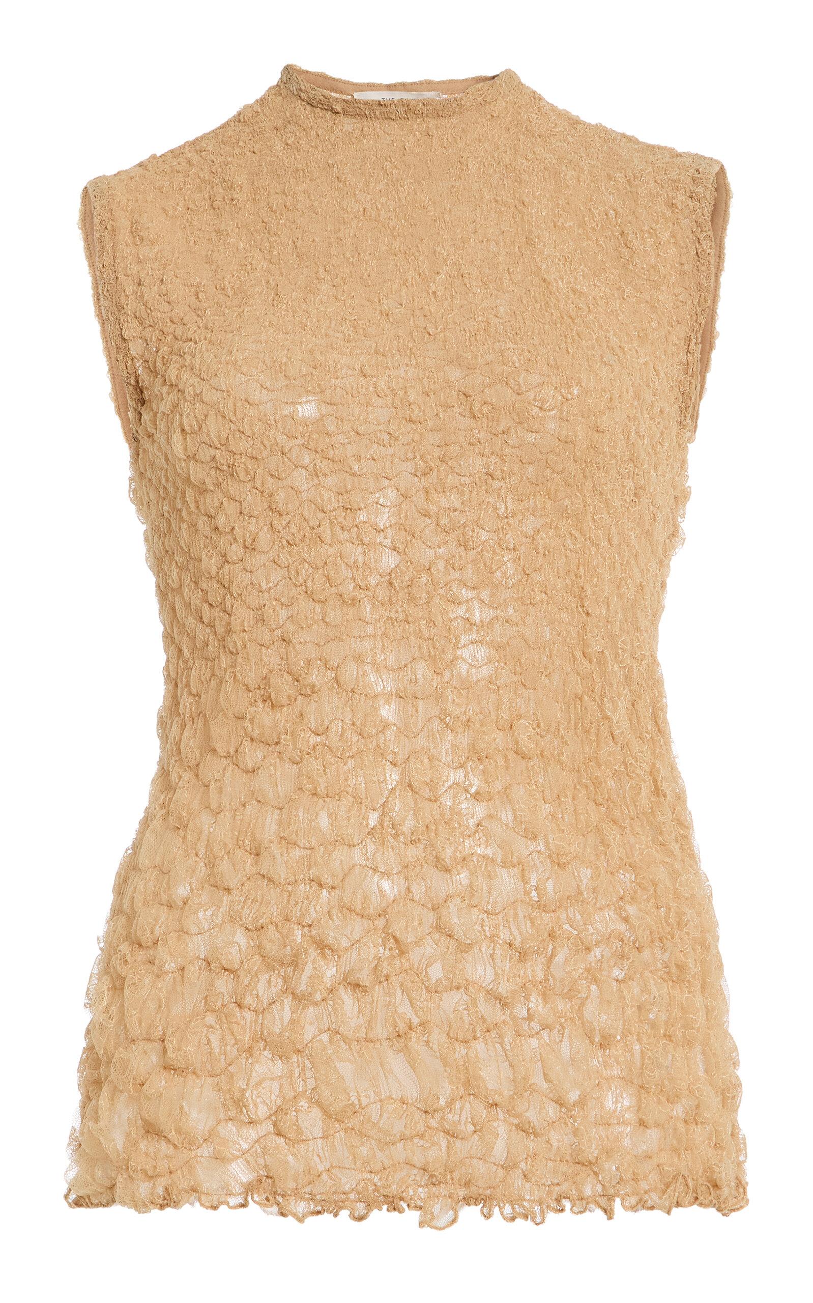 The Row Luma Textured Lace Tank Top - Moda Operandi by THE ROW