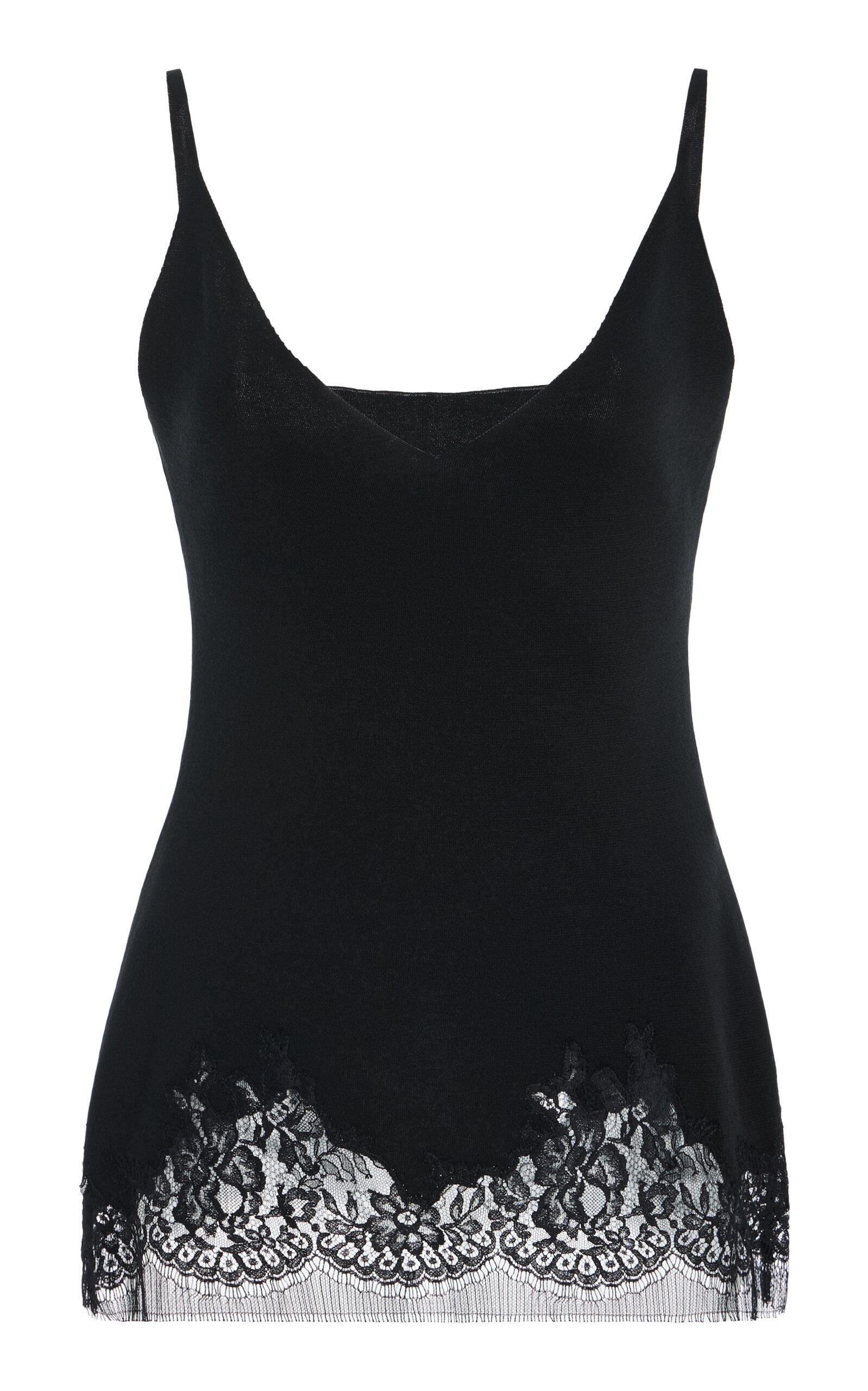 The Row Makkaace-Trimmed Silk Top - Moda Operandi by THE ROW