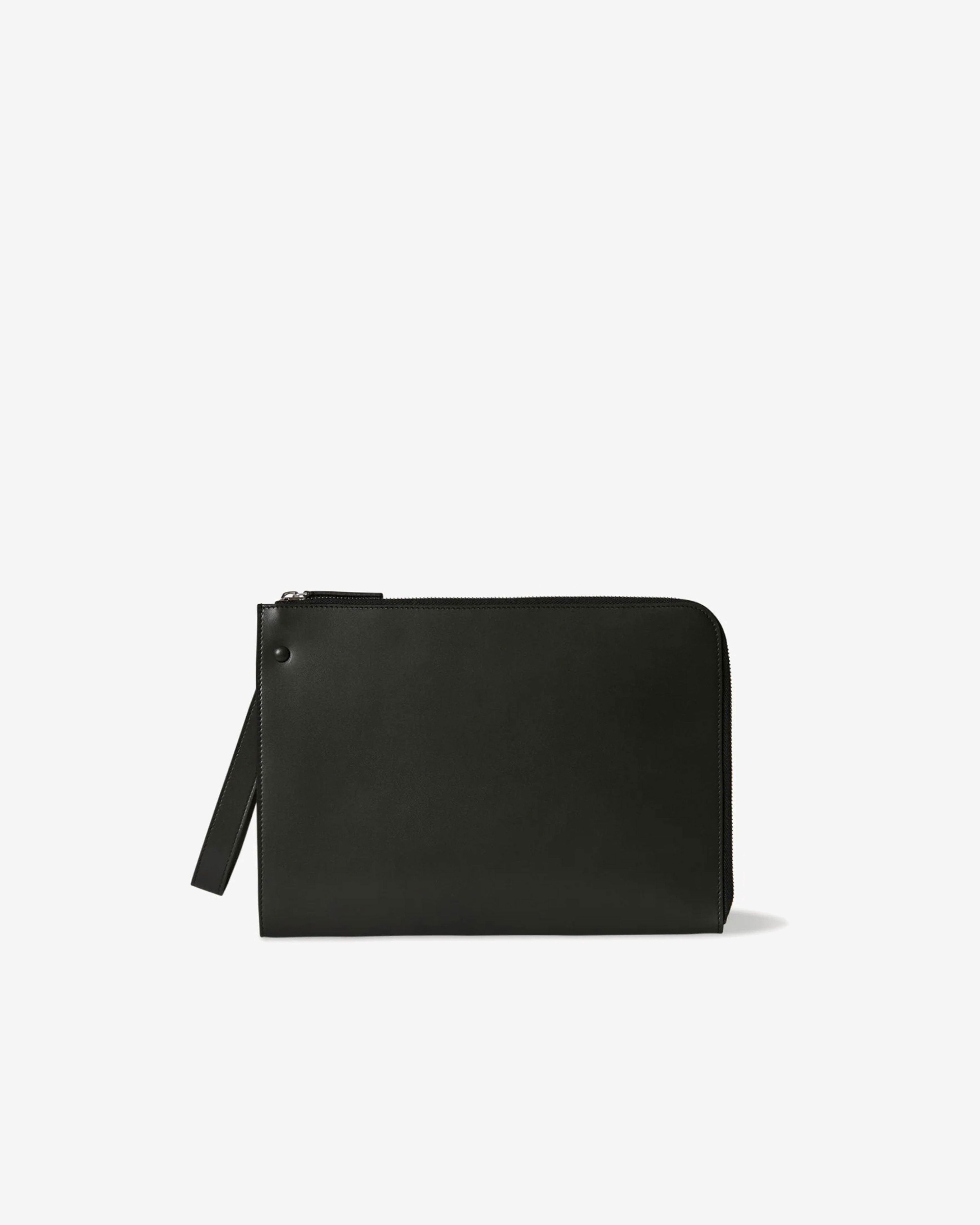 The Row - Medium Portfolio Wristlet - (Dark Pine) by THE ROW