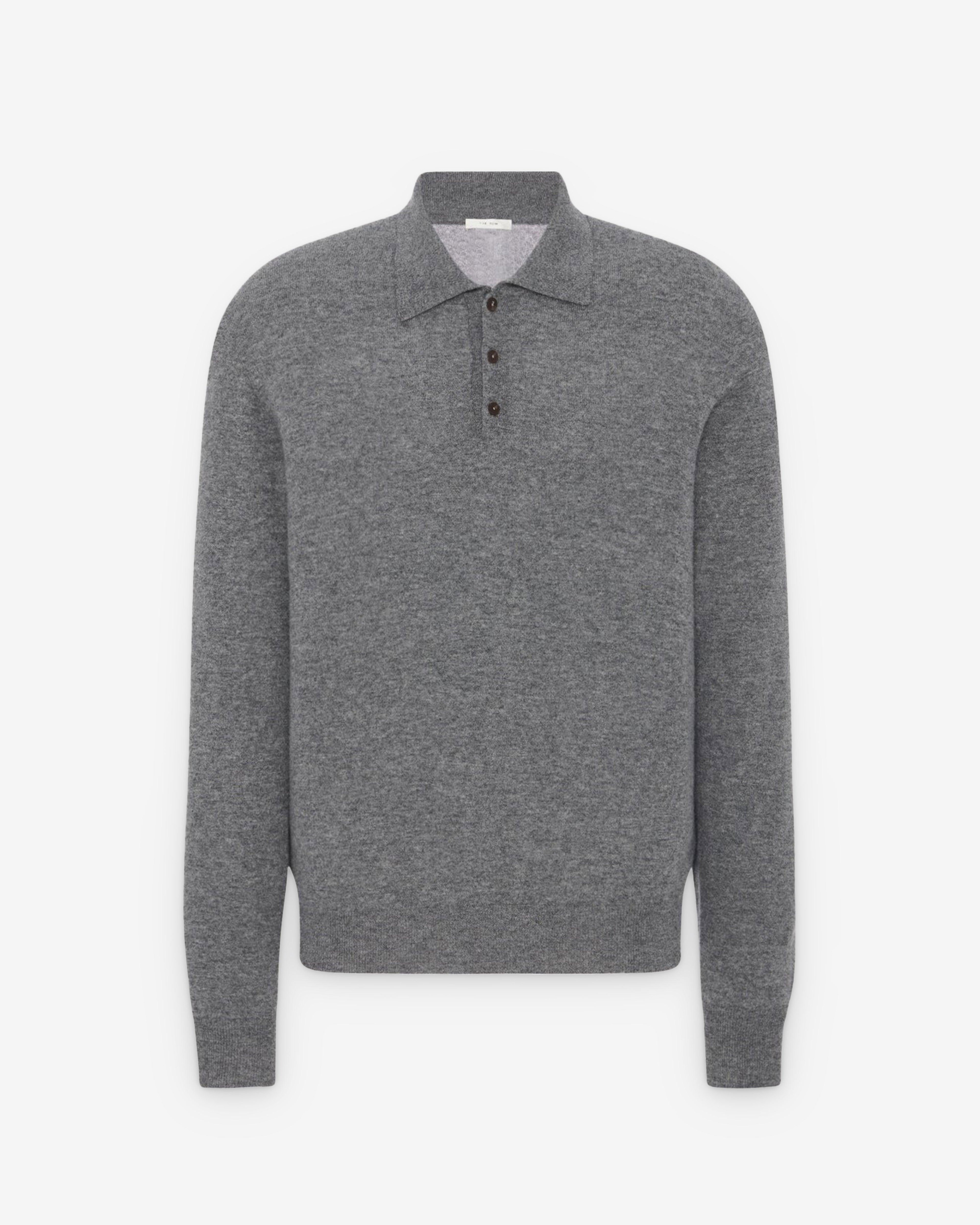 The Row - Men’s Judi Sweater - (Medium Grey Melange) by THE ROW