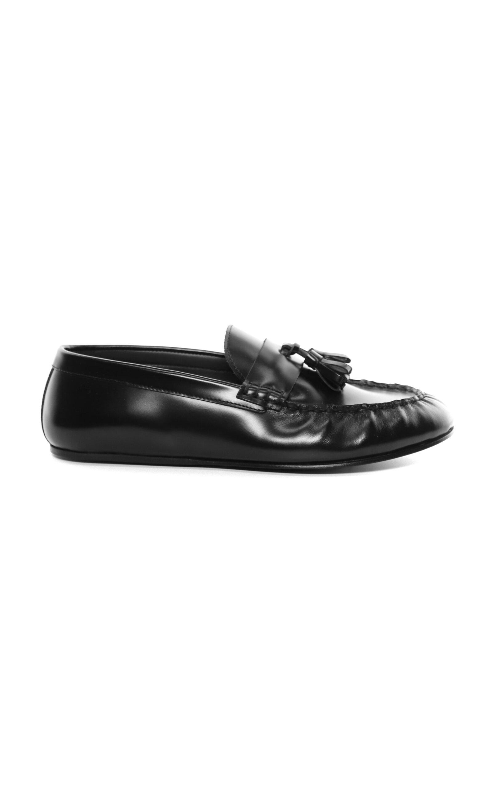 The Row Men's Leather Loafers - Moda Operandi by THE ROW