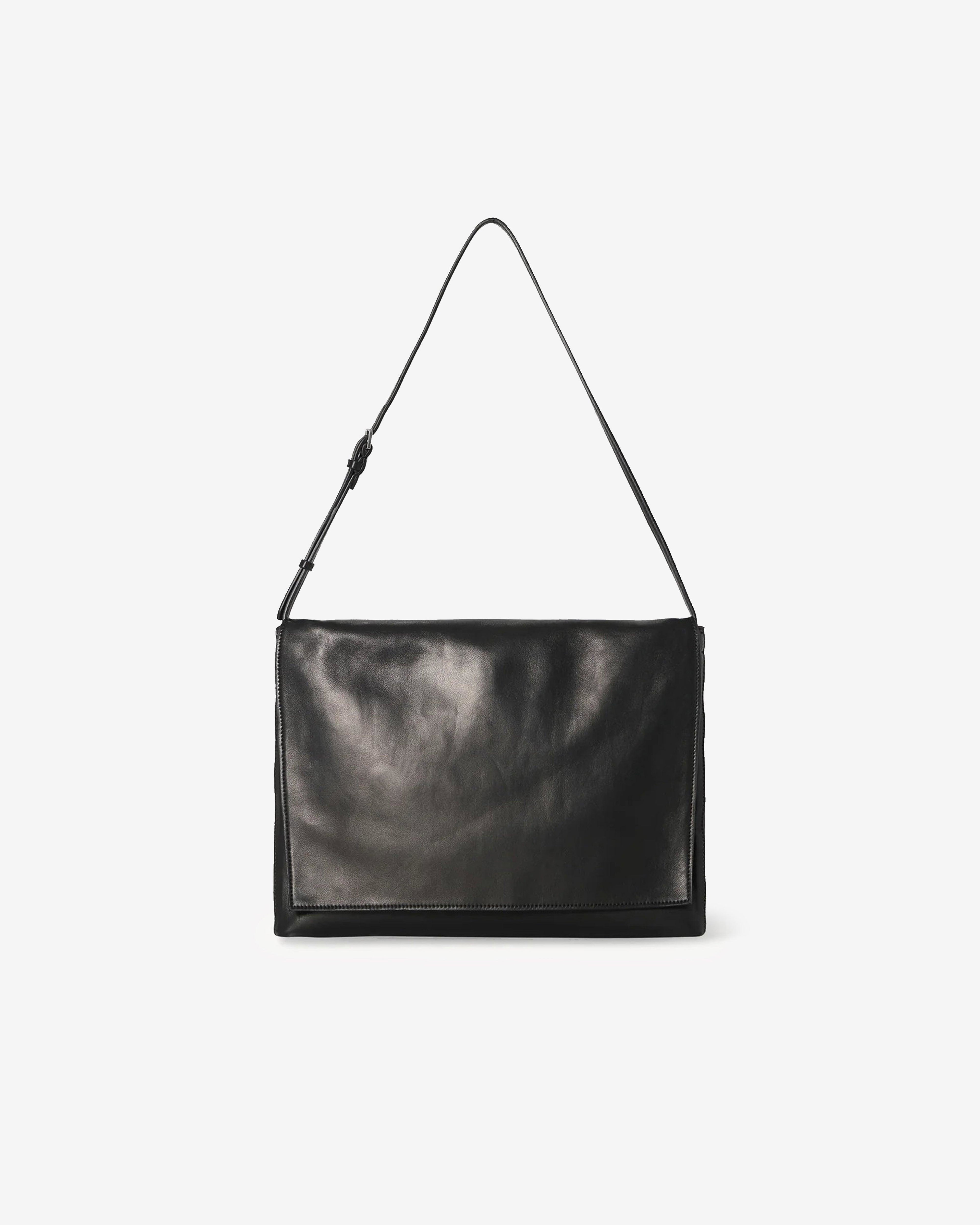 The Row - Nan Shoulder Bag - (Black) by THE ROW