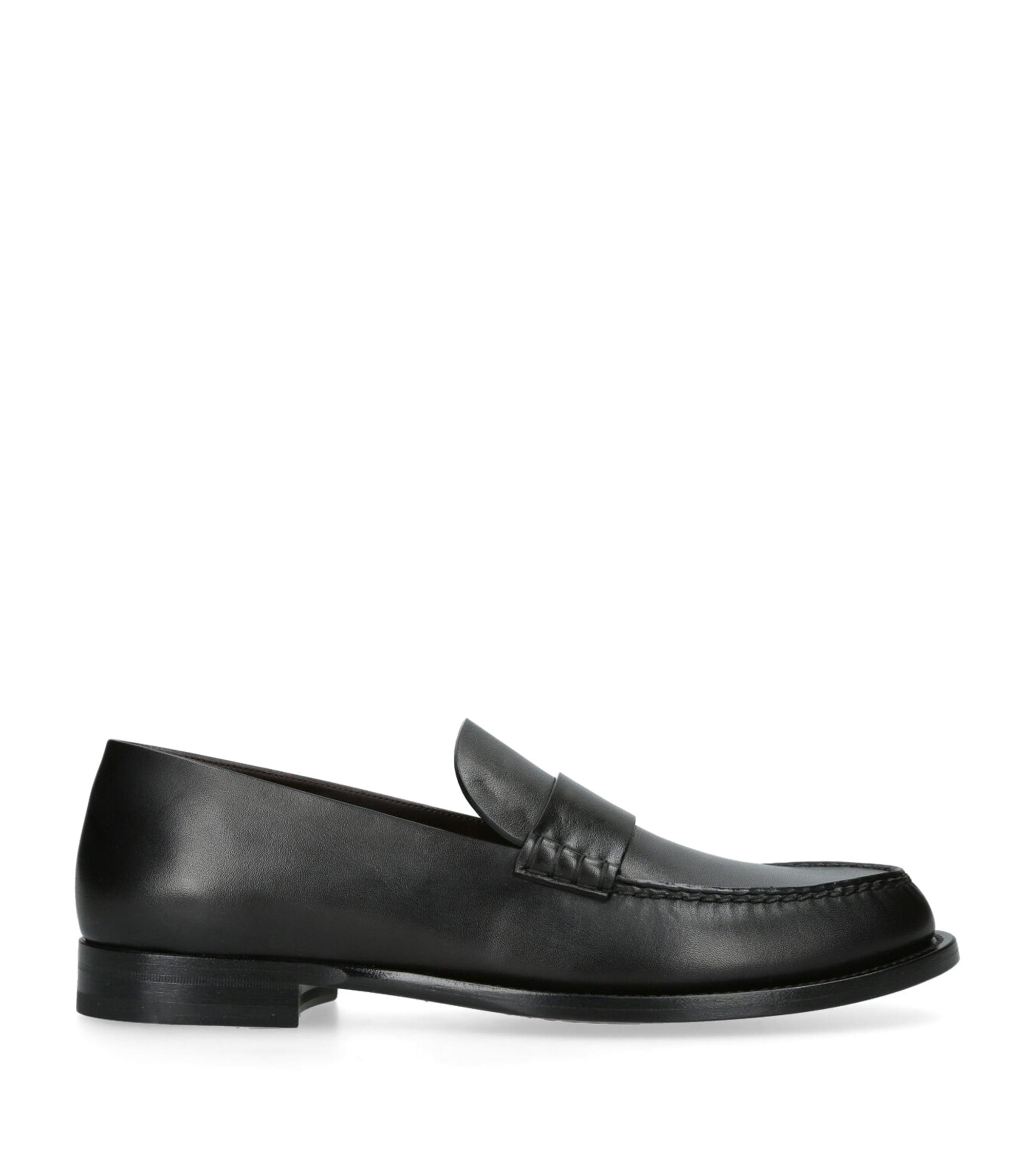 The Row Novus Leather Moccasins by THE ROW