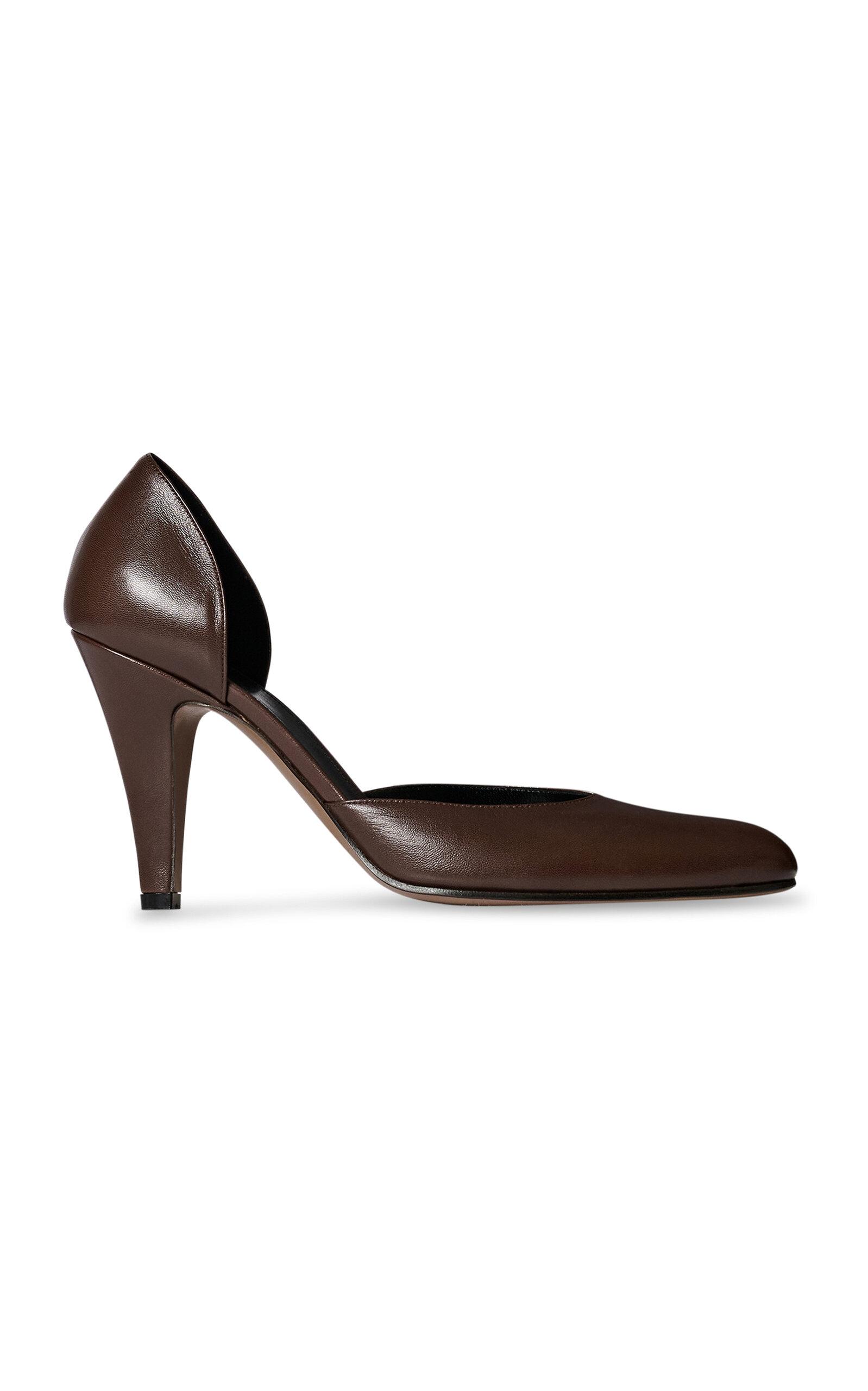 The Row Ornella D'Orsay Leather Pumps - Moda Operandi by THE ROW