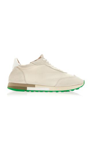 The Row Owen Leather; Mesh Sneakers - Moda Operandi by THE ROW