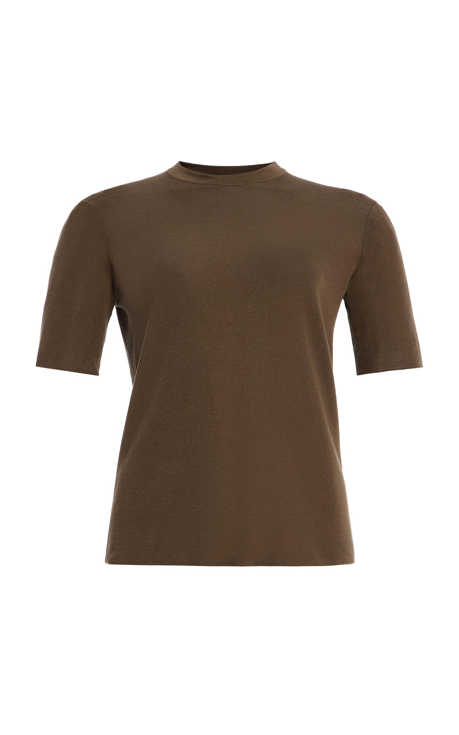 The Row Ozzi Knit Silk T-Shirt -oda Operandi by THE ROW