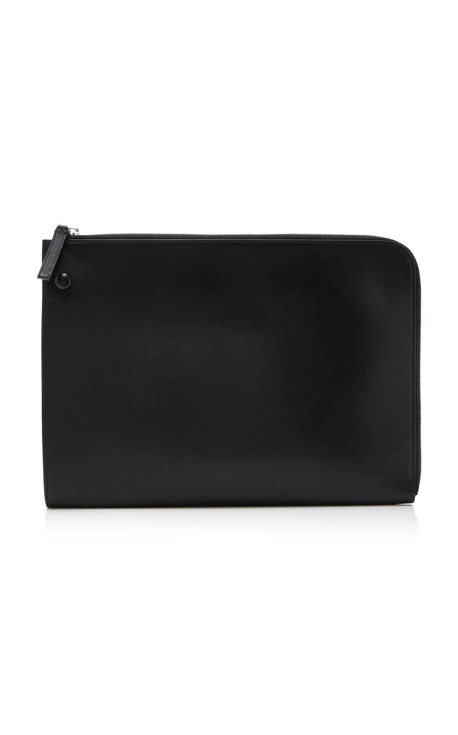 The Row Portfolio Medium Leather Wristlet - Moda Operandi by THE ROW