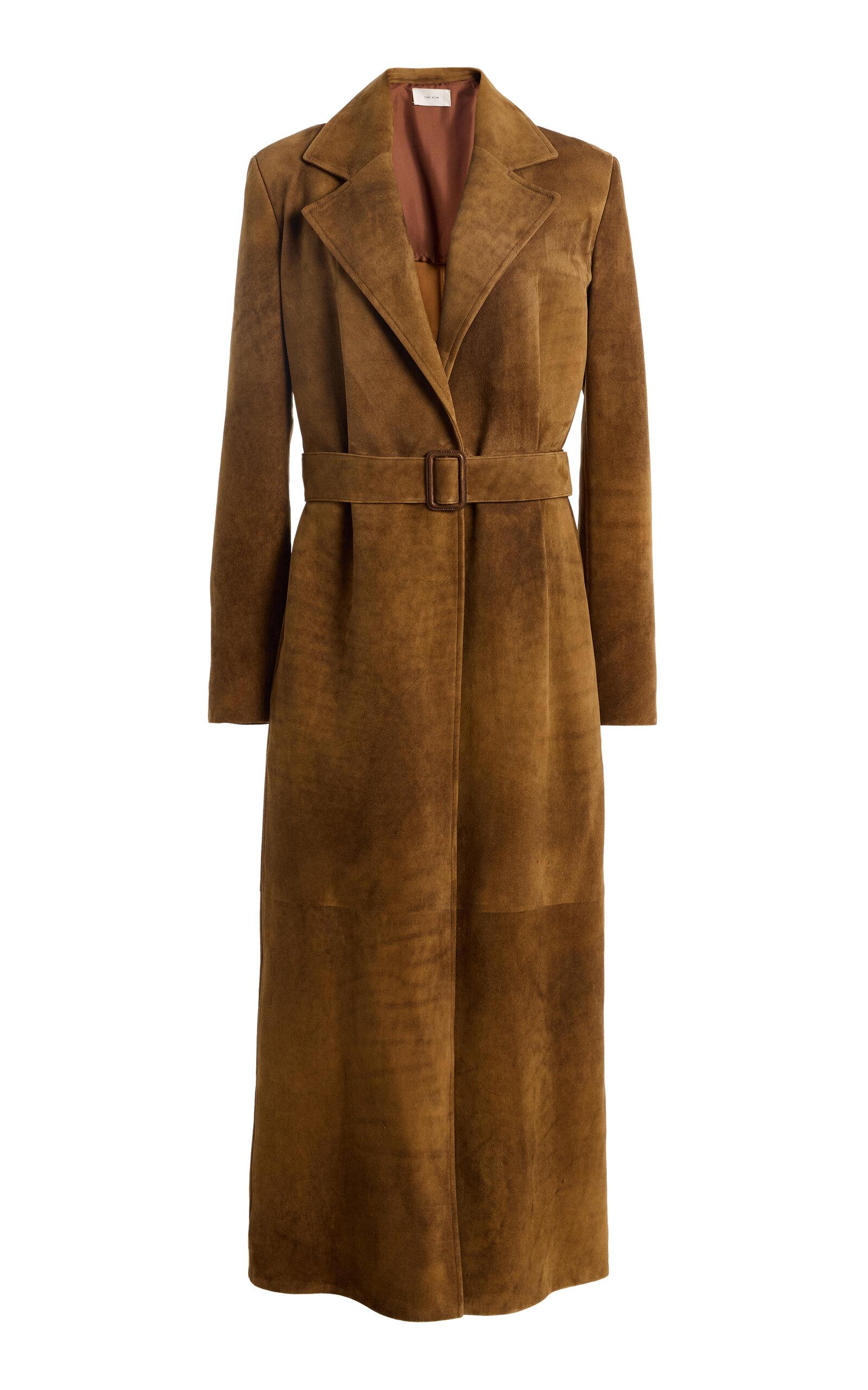 The Row Raisa Suede Coat - Moda Operandi by THE ROW