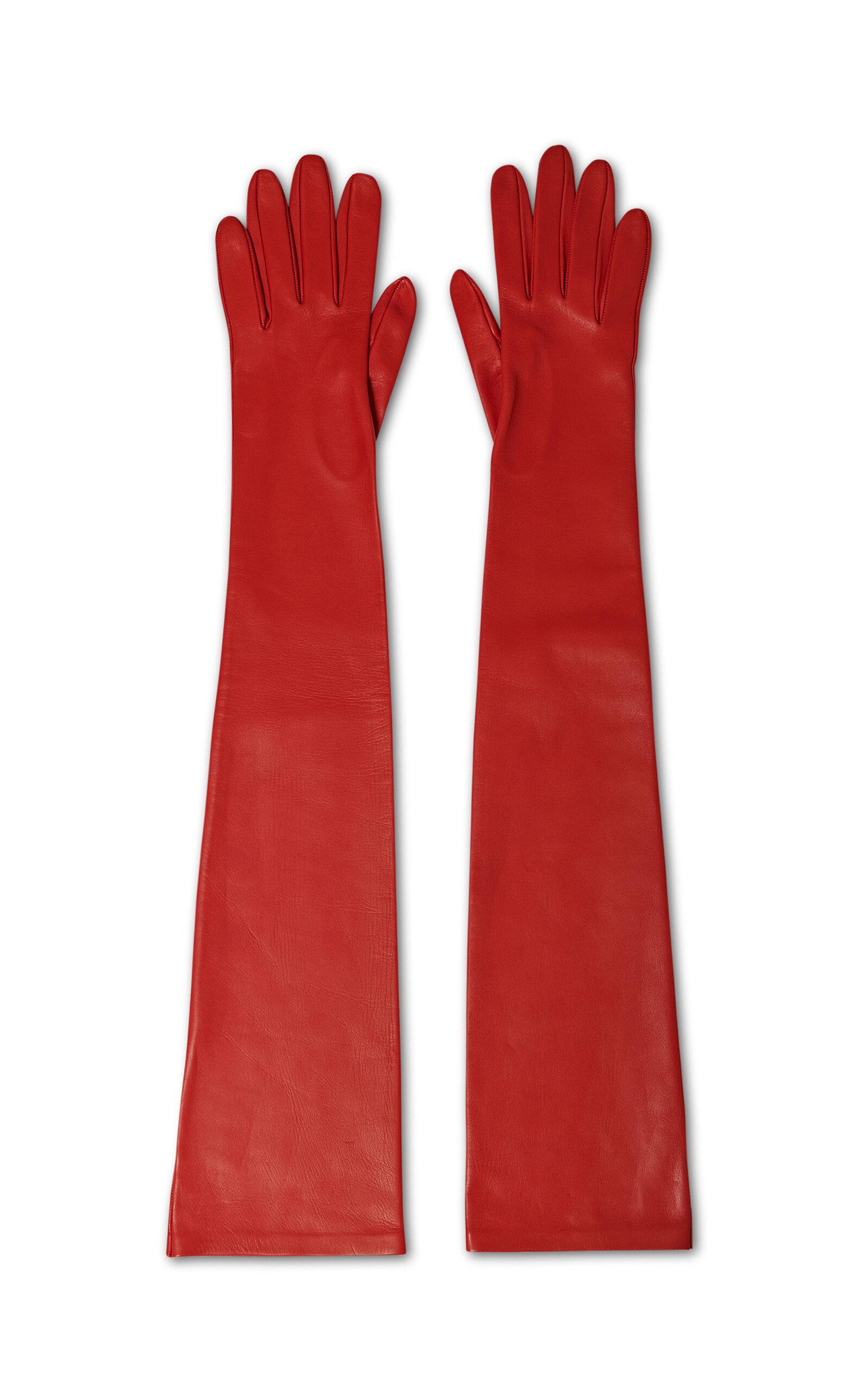 The Row Simoneather Gloves - Moda Operandi by THE ROW