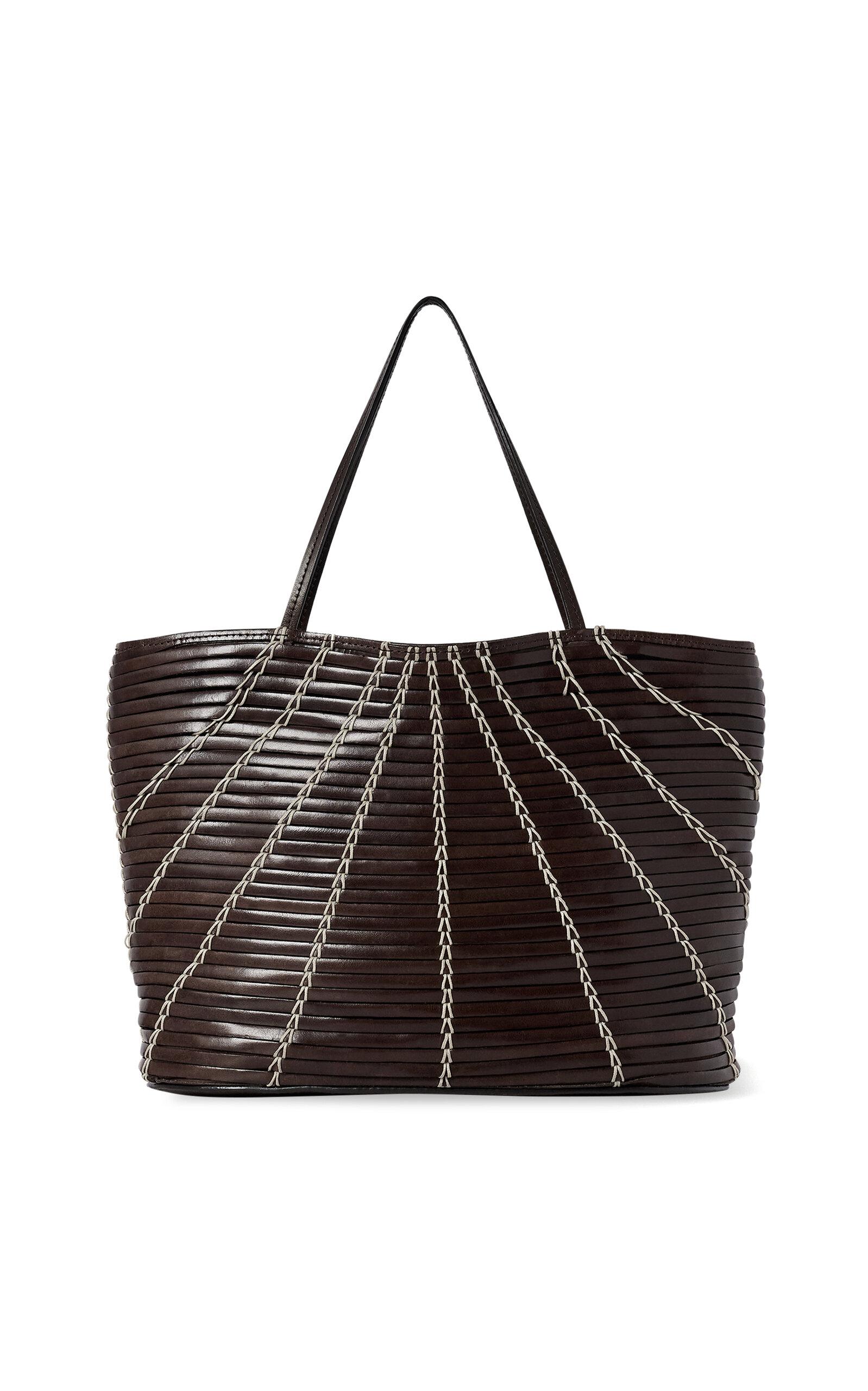 The Row Small Alba Leather Tote Bag - Moda Operandi by THE ROW