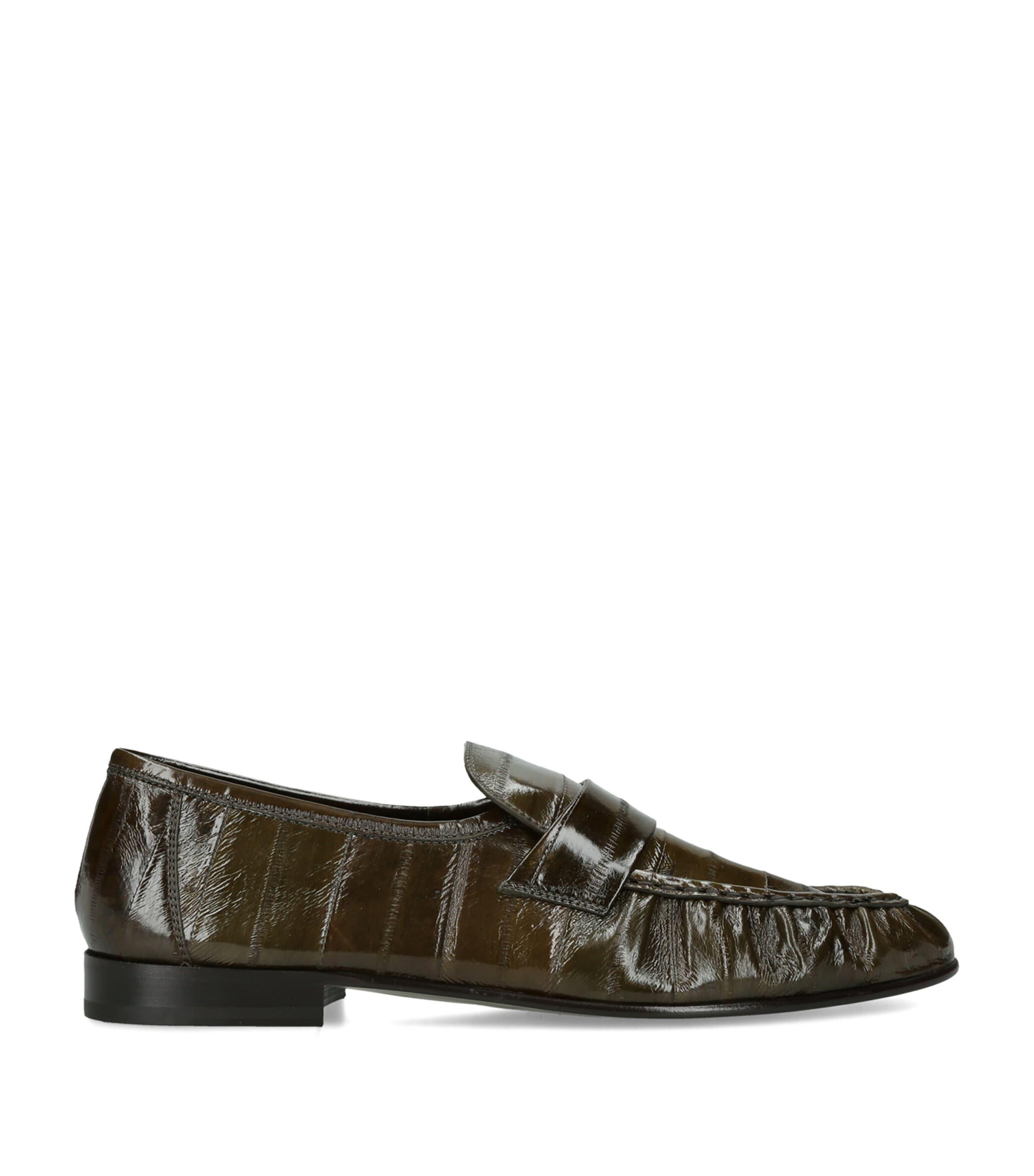 The Row Soft Eel Loafers by THE ROW