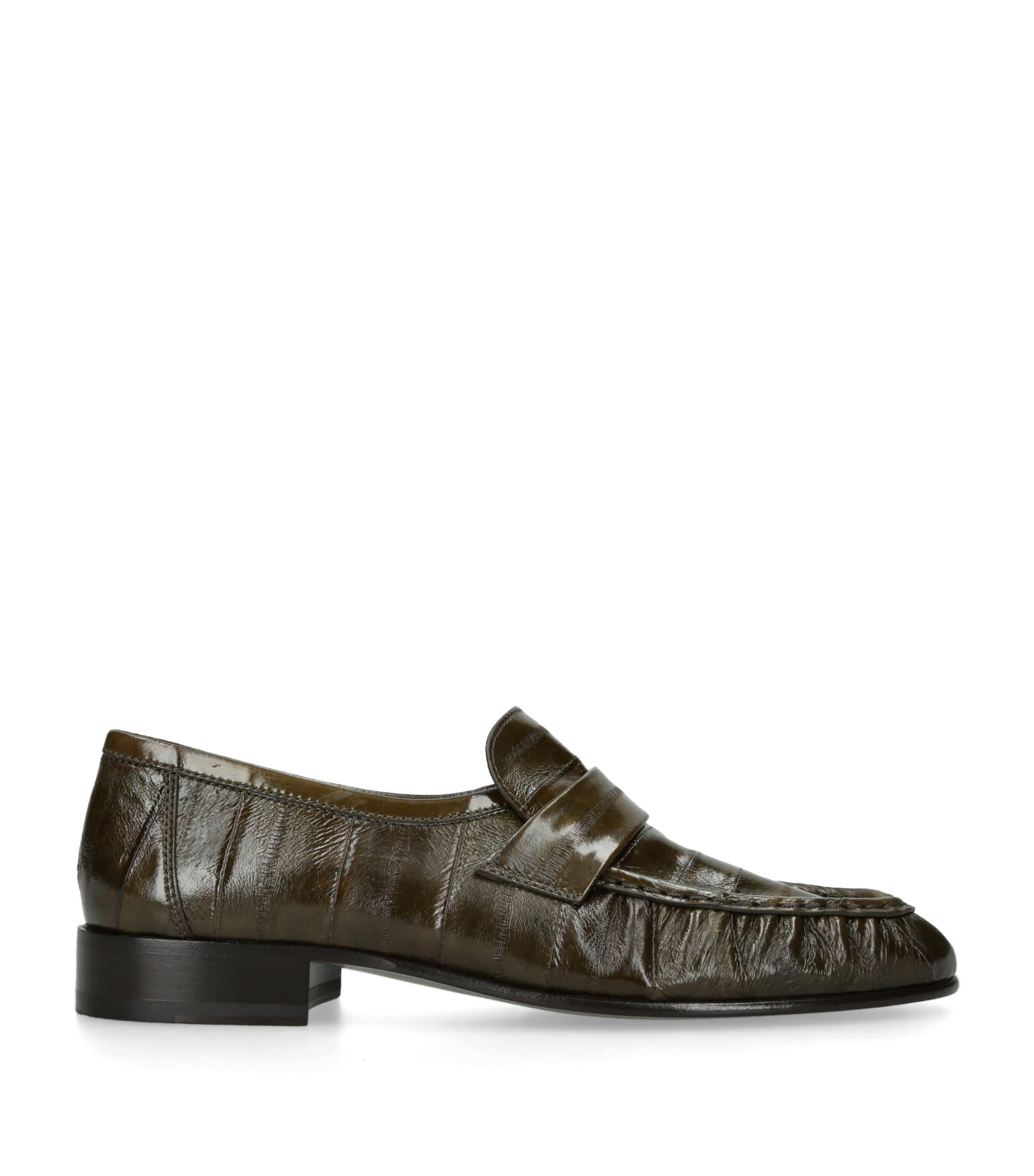 The Row Soft Eel Loafers by THE ROW
