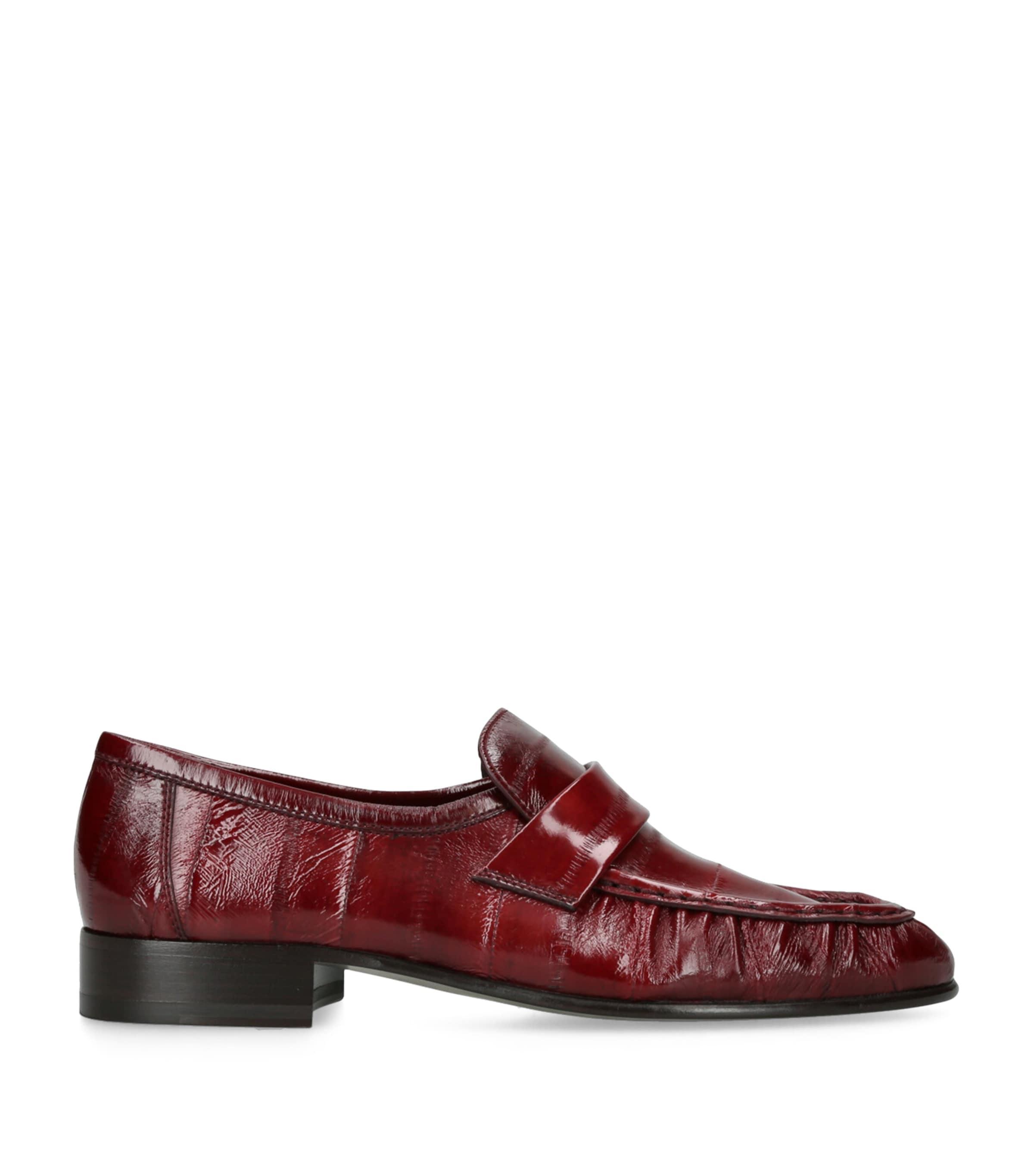 The Row Soft Eel Loafers by THE ROW