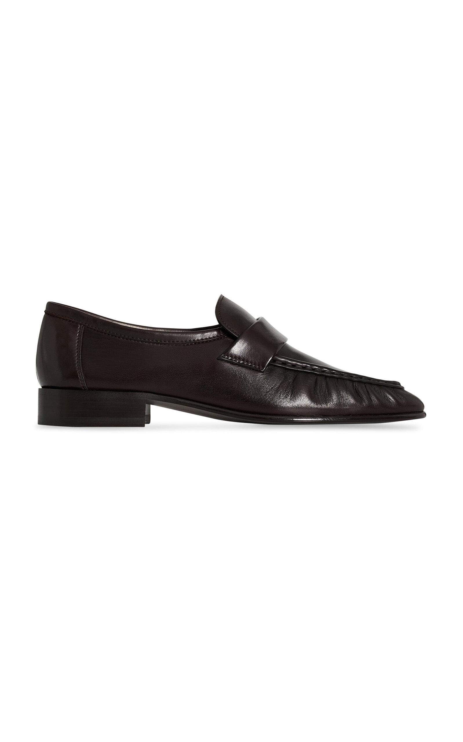 The Row Soft Leather Loafers - Moda Operandi by THE ROW