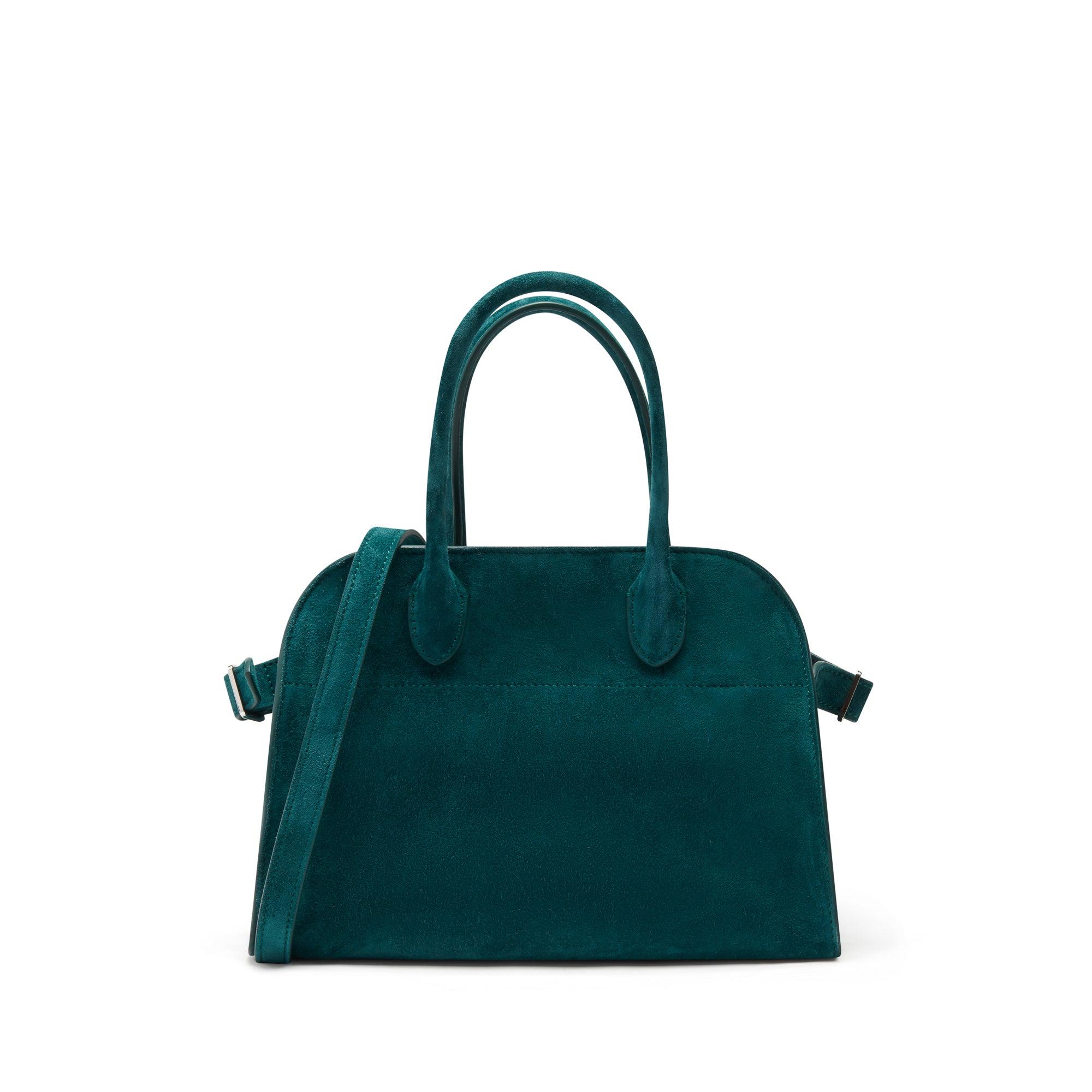 The Row Women's Soft Margaux 10 Bag (Teal Green) by THE ROW