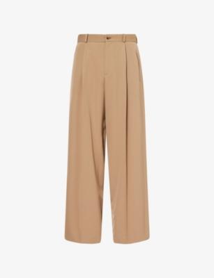 Thom Pressed-Pleat Wool Trousers by THE ROW