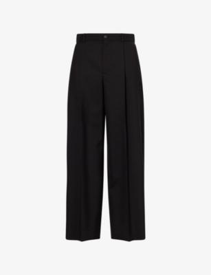 Thom Pressed-Pleat Wool Trousers by THE ROW