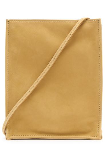 To Go small suede crossbody bag by THE ROW